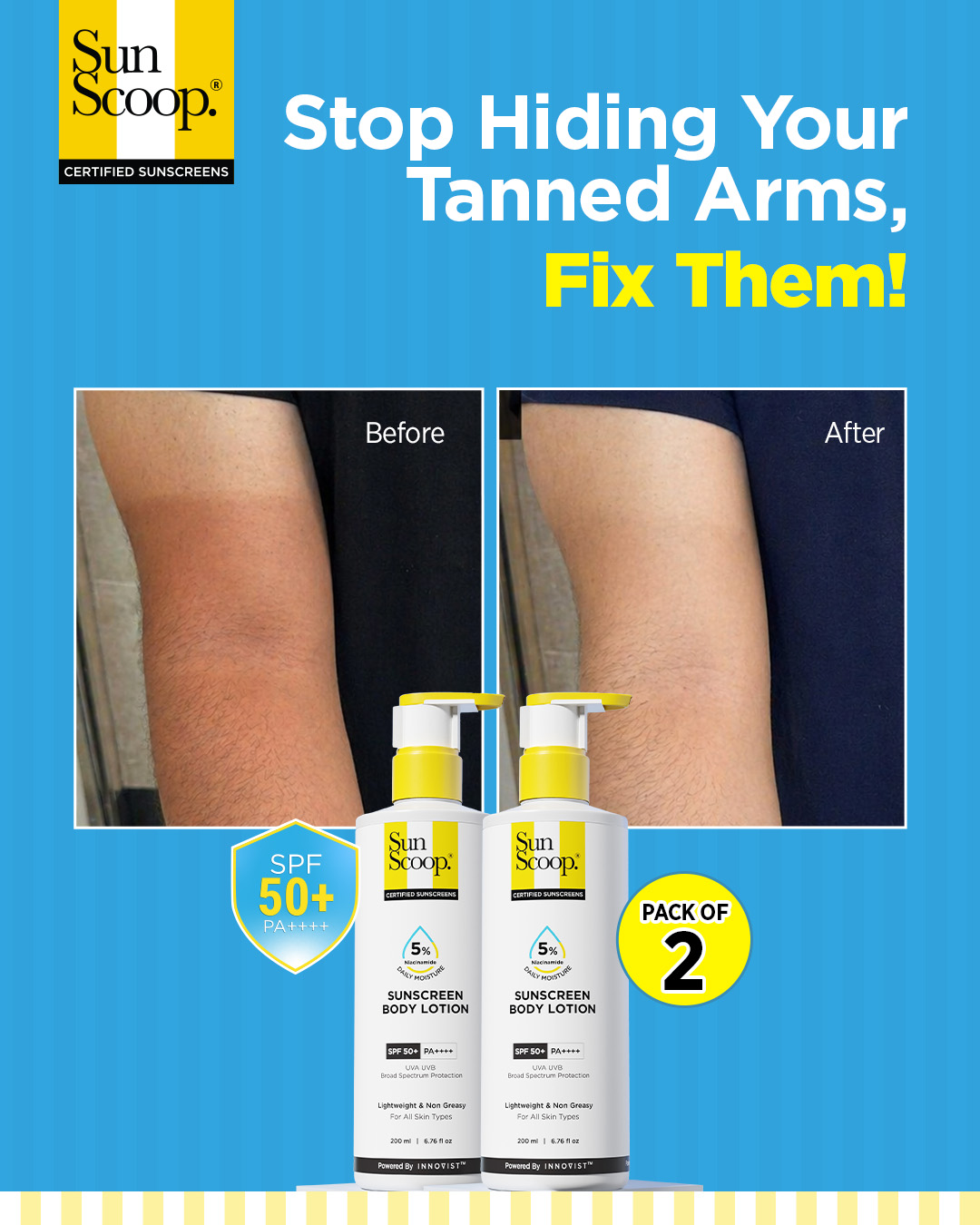 Sunscoop SPF Facebook ad