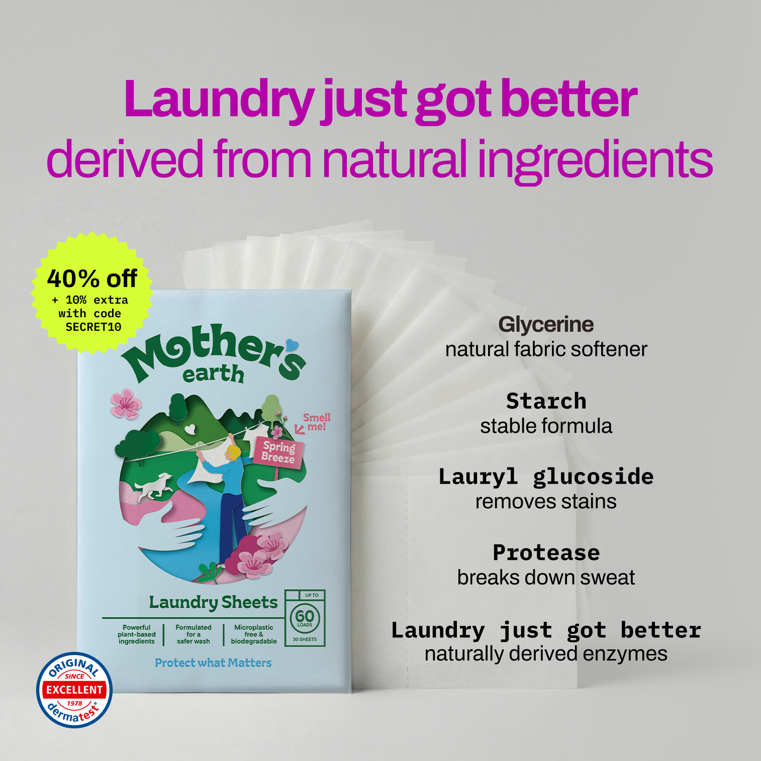 Mothers Earth Facebook ad