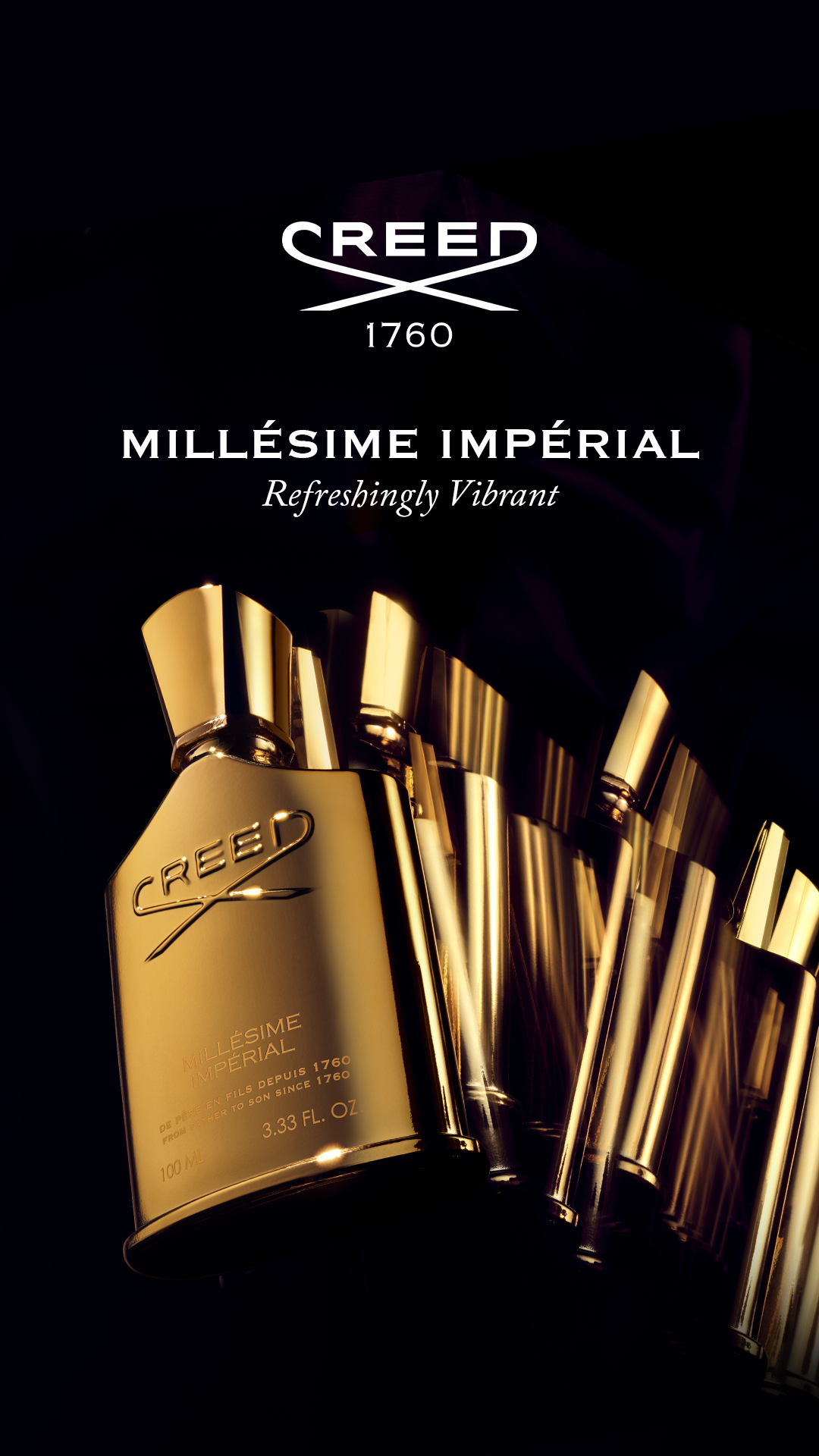 Creed Fragrance Facebook ad