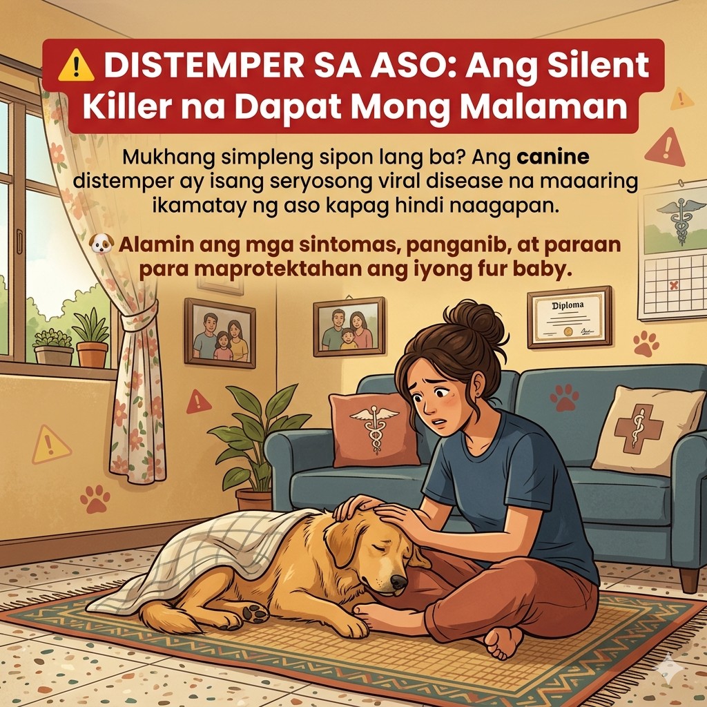 PJ Hub Pet Supplies Facebook ad: Akala mo simpleng sipon lang?