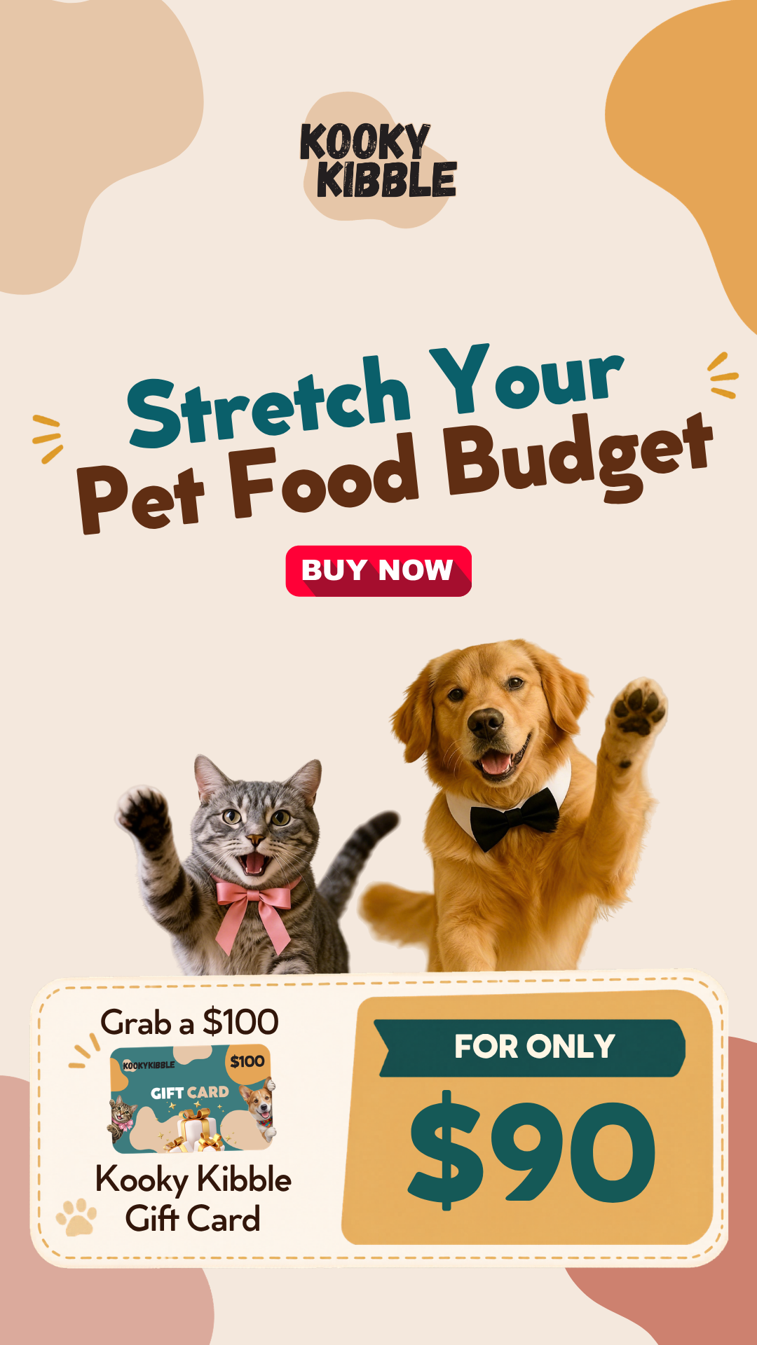 Kooky Kibble Co NZ Facebook ad