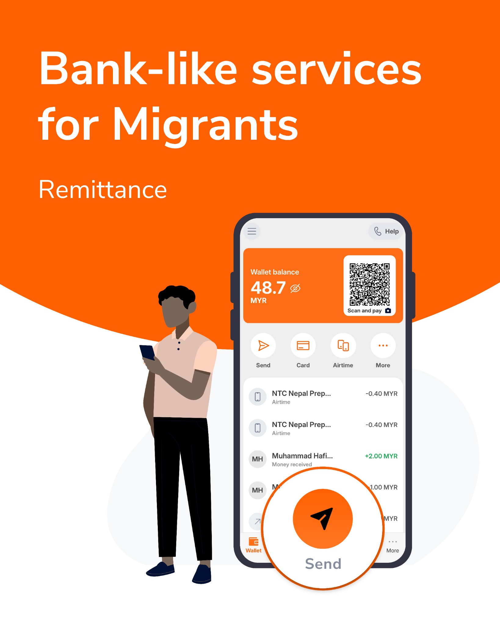 Ria Money Transfer Facebook ad