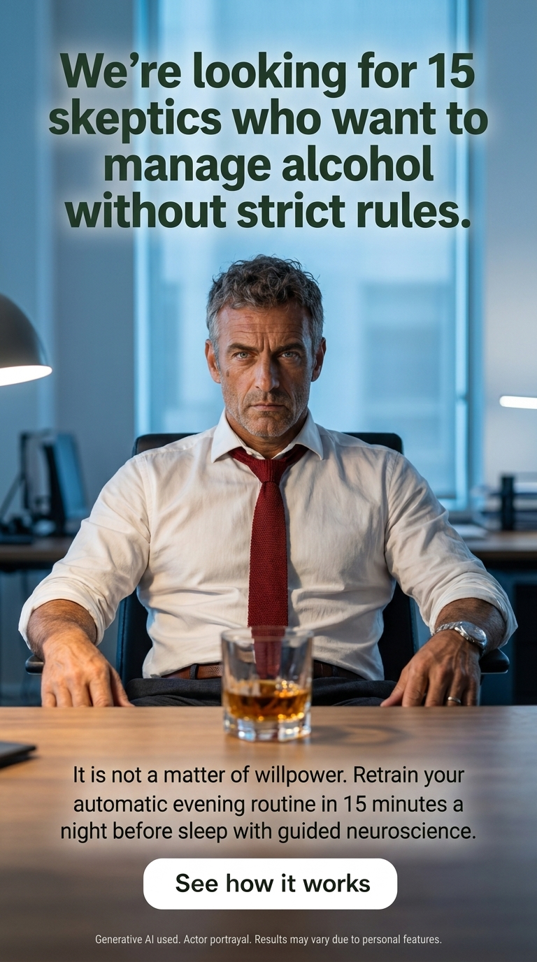 Hypnosis to Stop Drinking Facebook ad