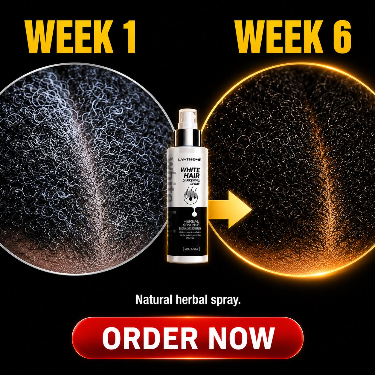 RexaBuy Facebook ad: Reclaim Your Hair's Natural Color
