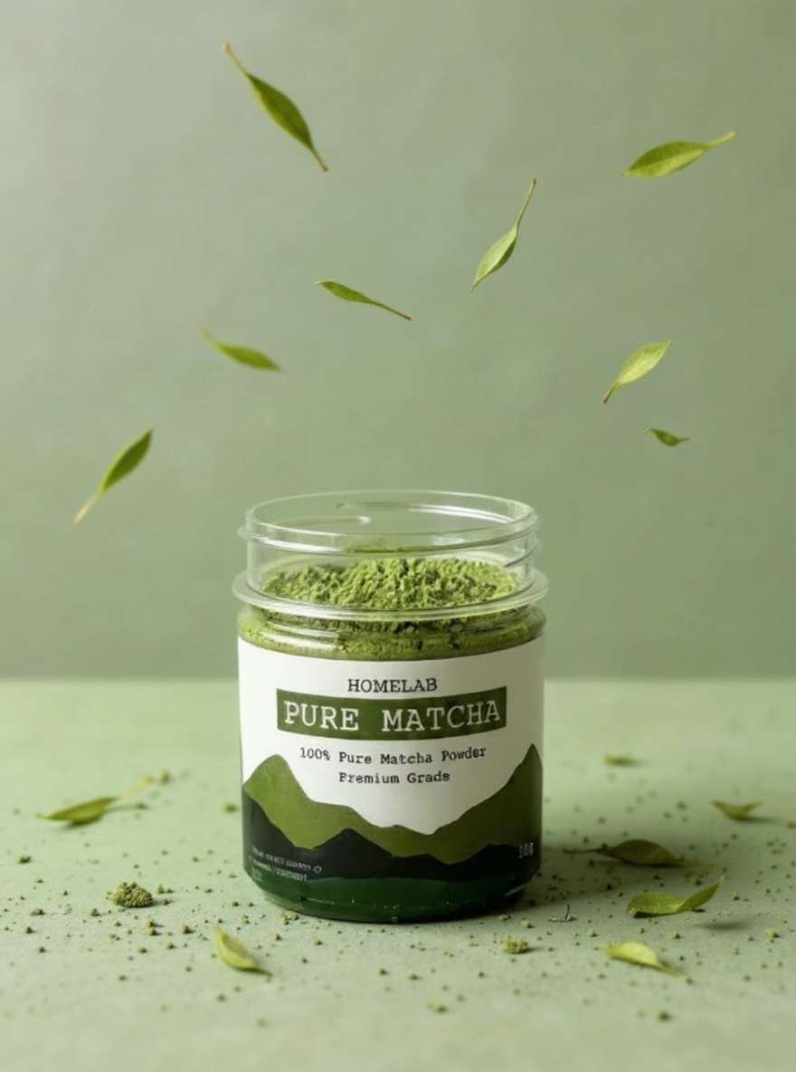 Homelab Facebook ad: Authentic Matcha 100%