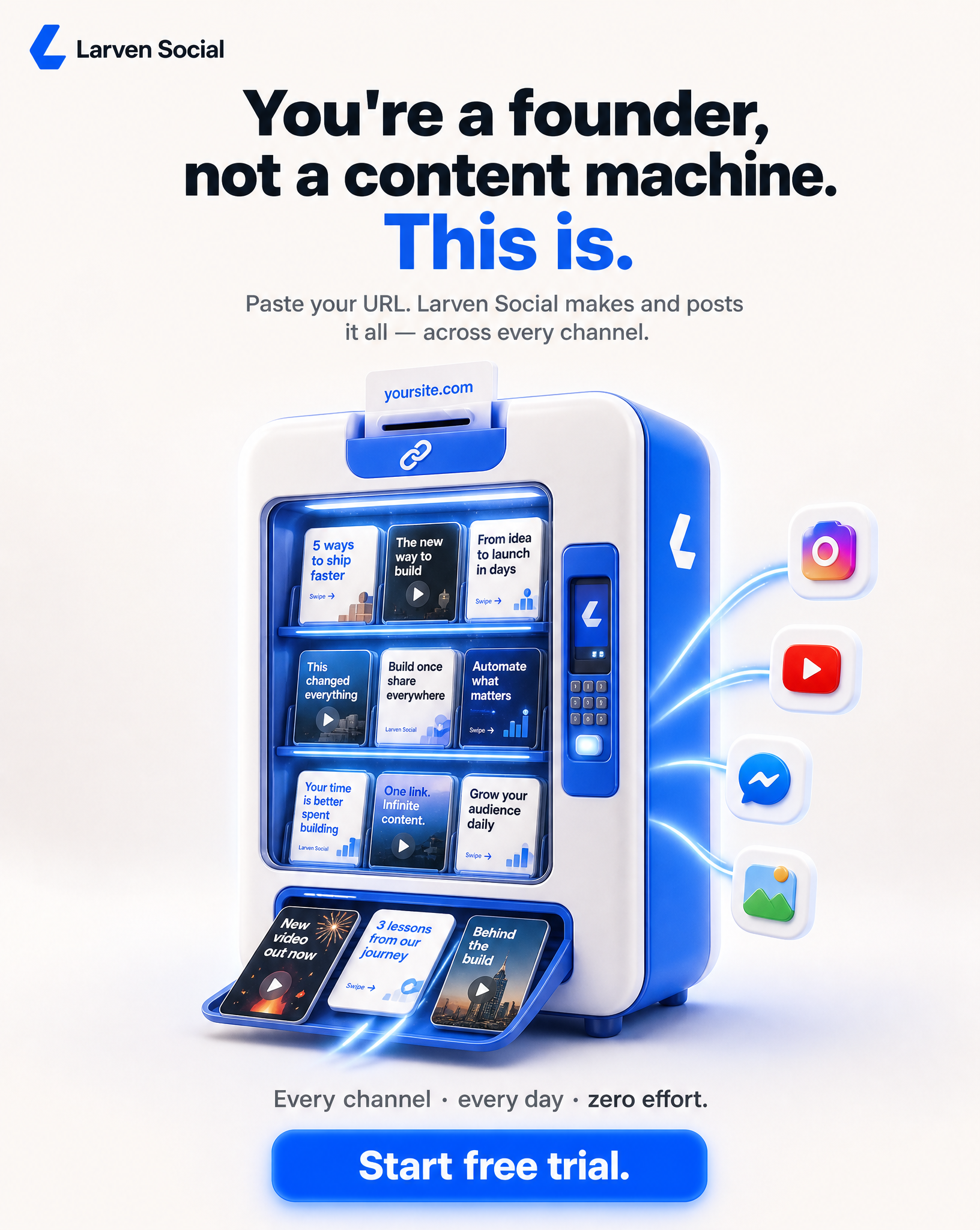 Larven AI Facebook ad
