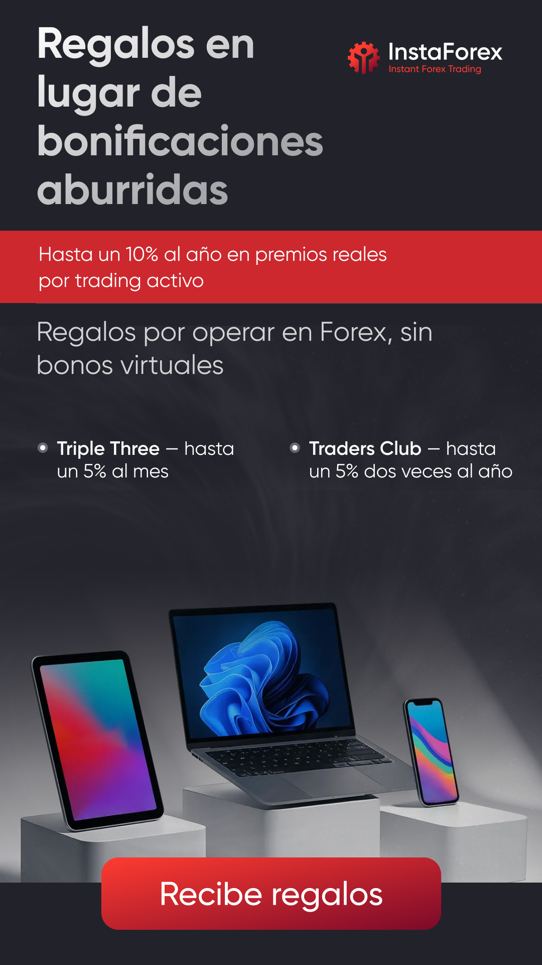 Instaforex Spain Facebook ad