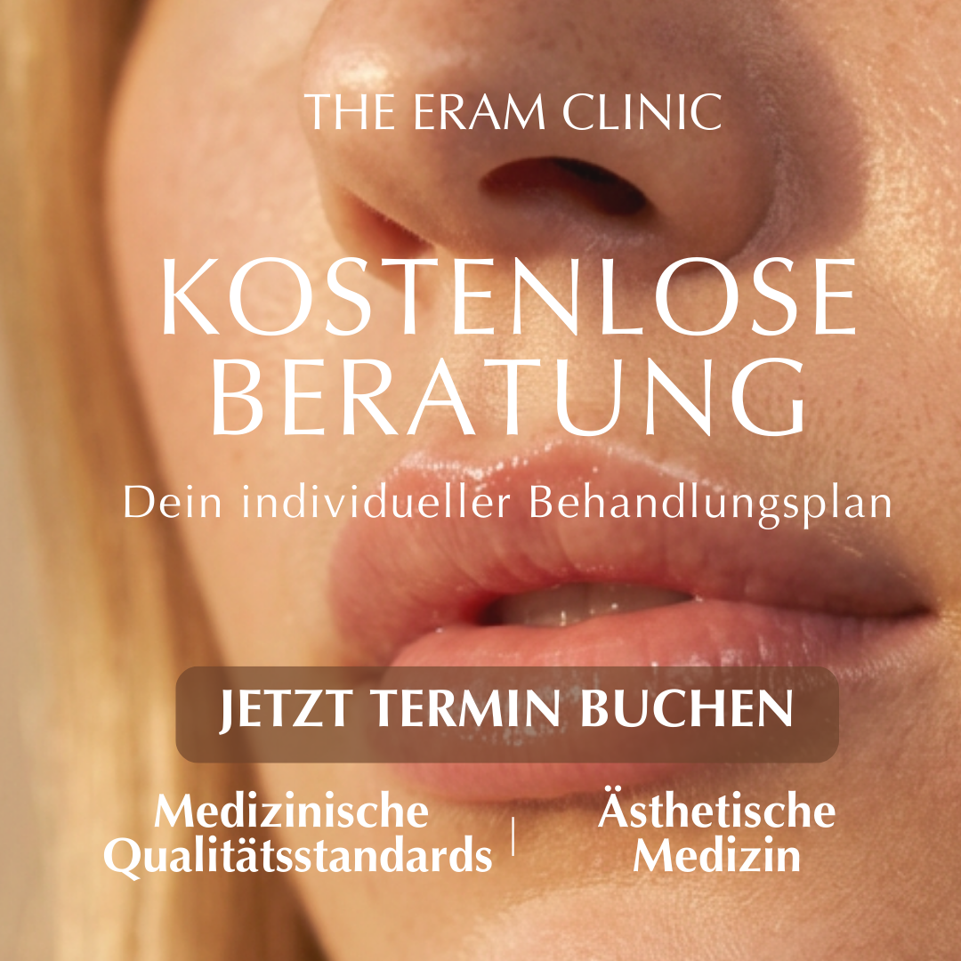 The Eram Clinic Facebook ad: Expertise: Beratung direkt durch den Facharzt.