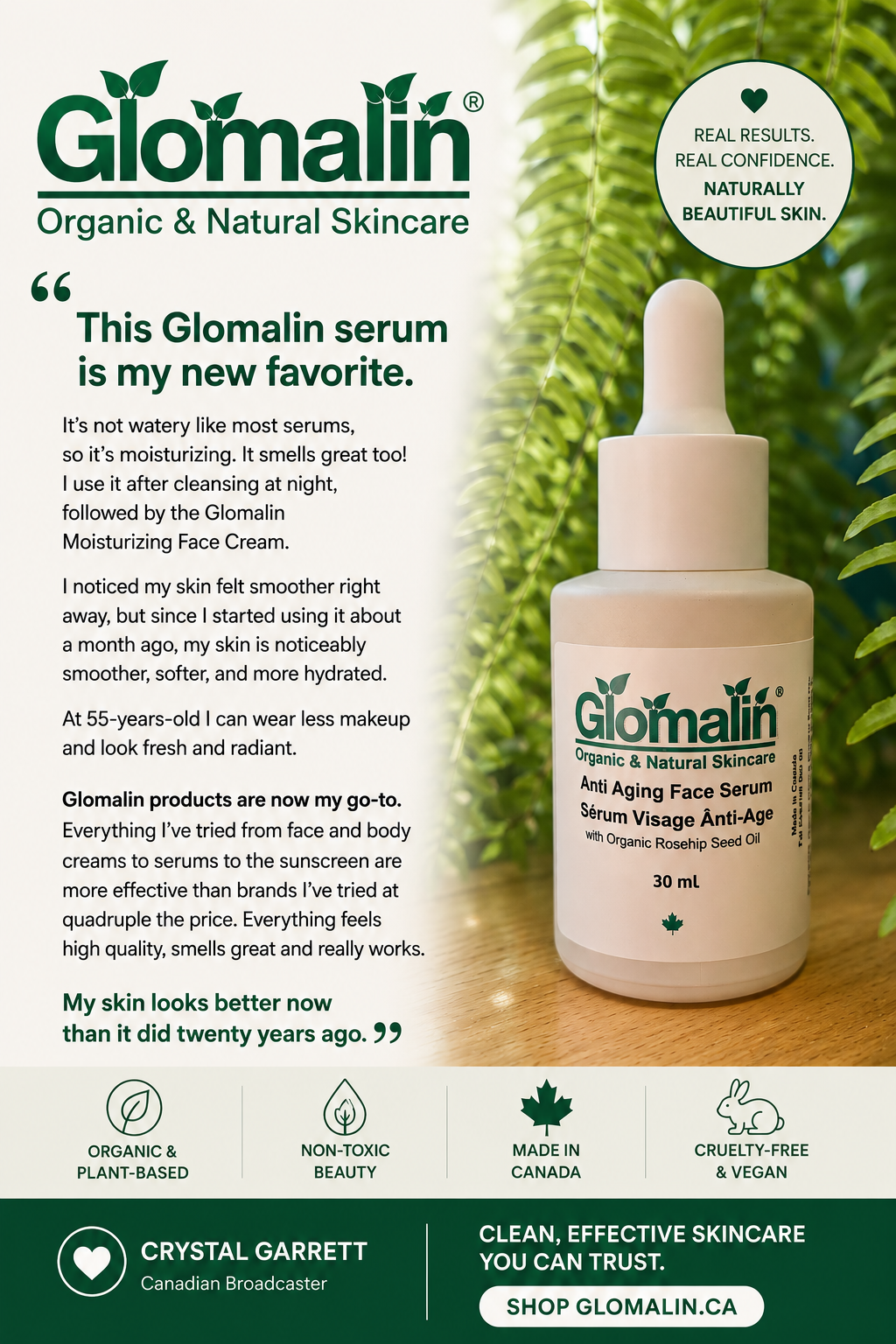 Glomalin Facebook ad