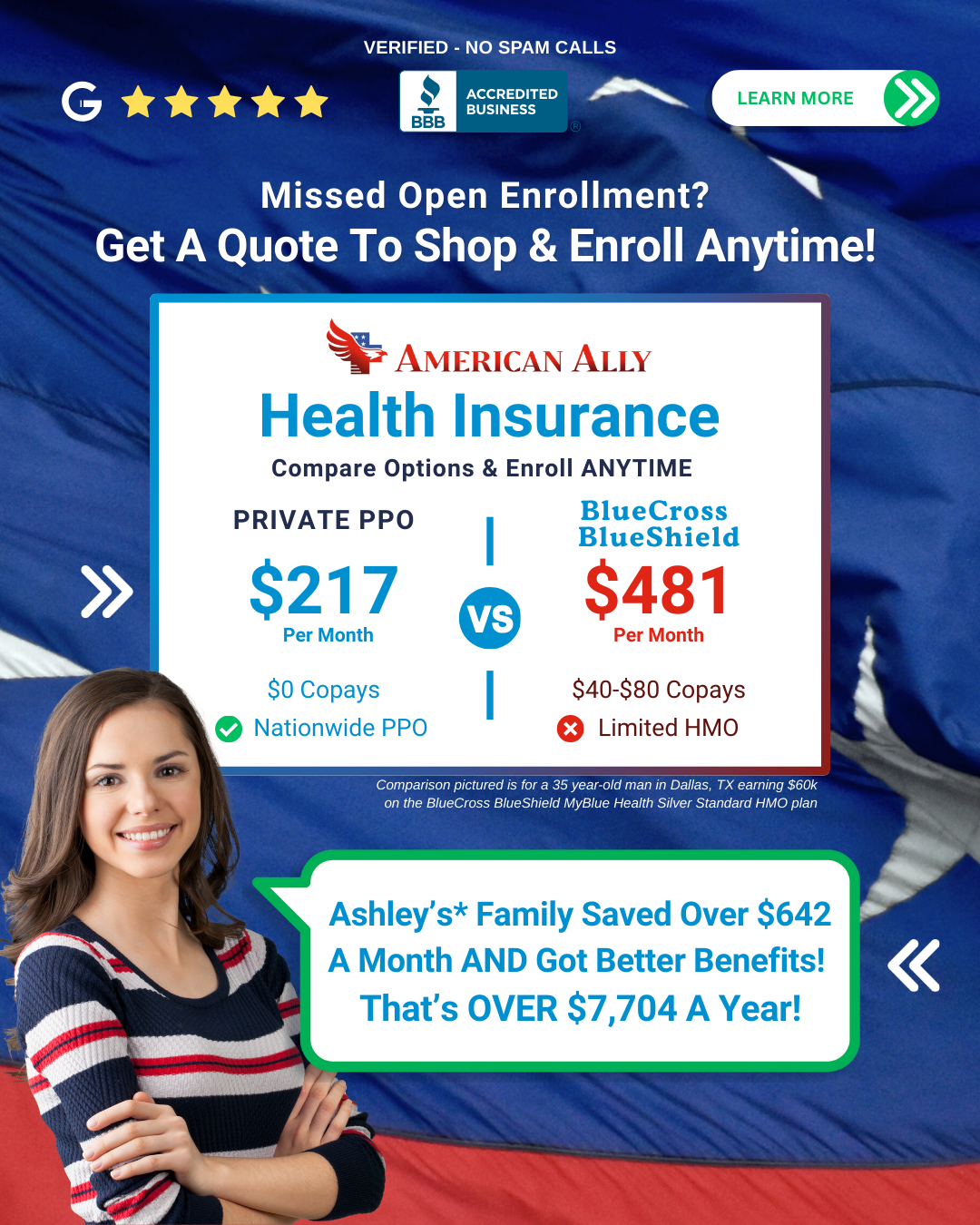 American Ally Facebook ad