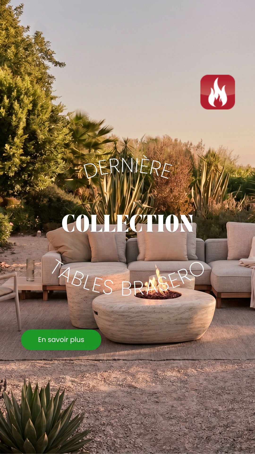 Boutiquefoyerexterieur.fr Facebook ad: Un jardin prêt pour l'automne