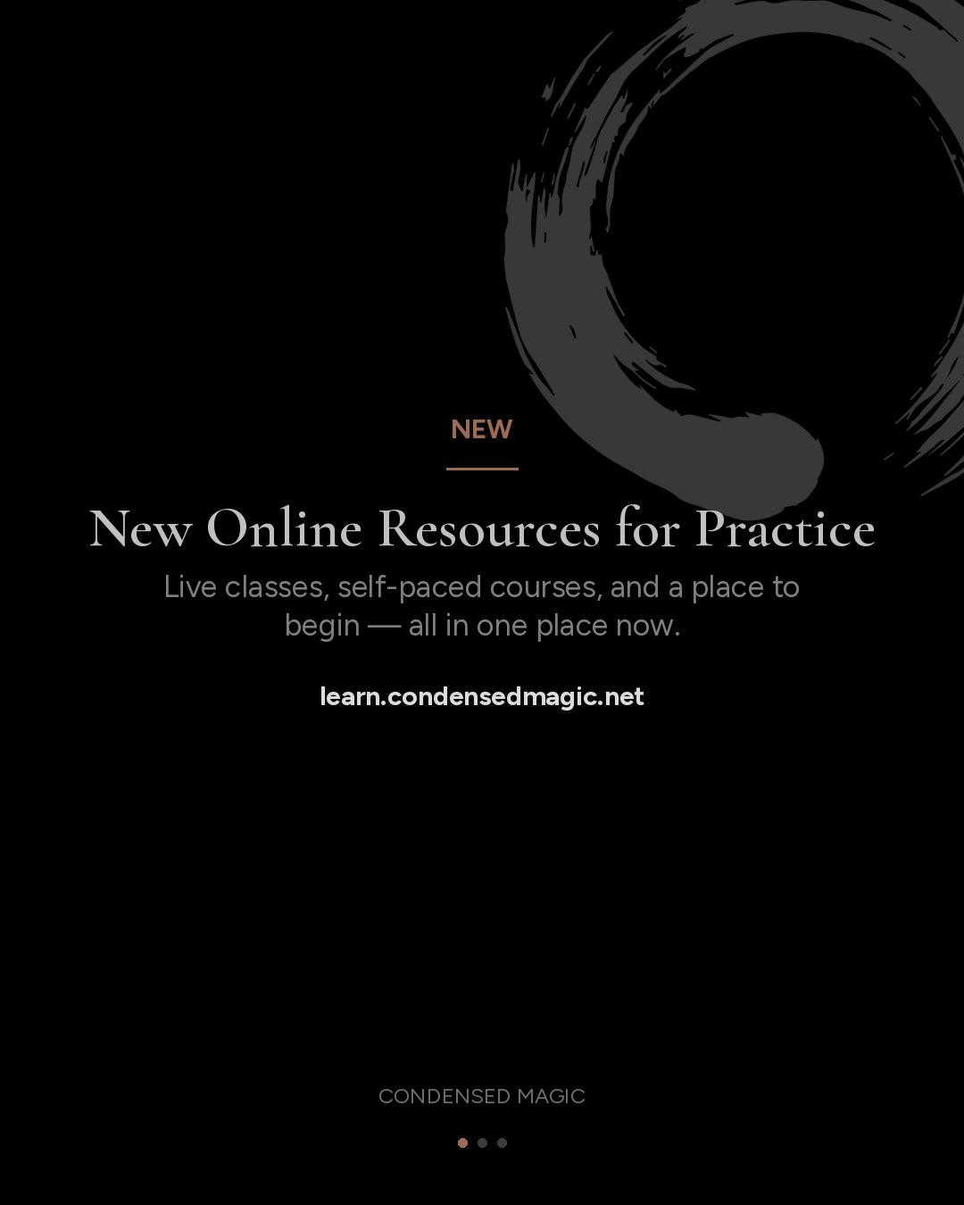 Condensed Magic Qigong Facebook ad