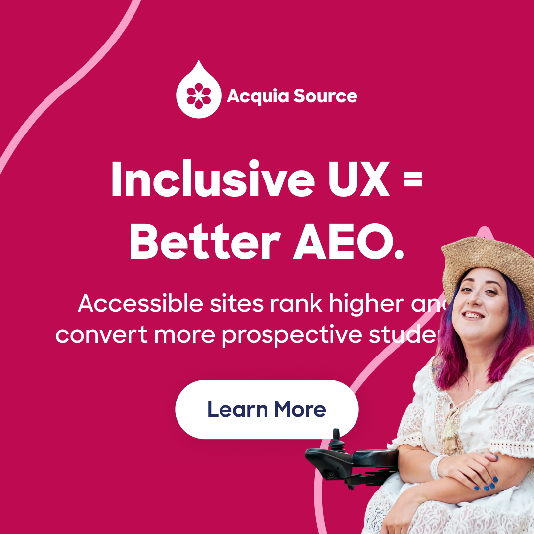 Acquia Facebook ad