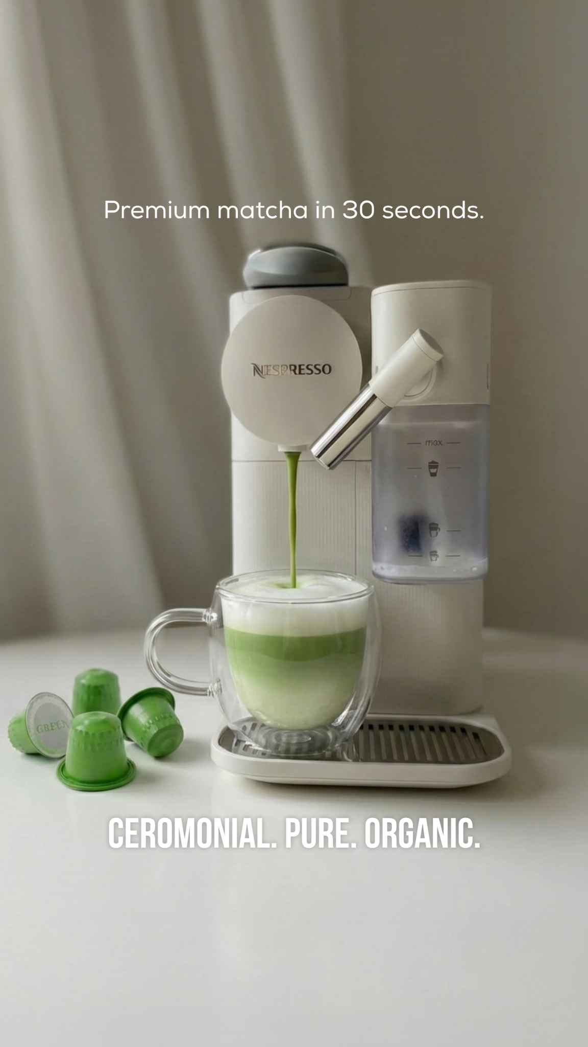 Green Facebook ad