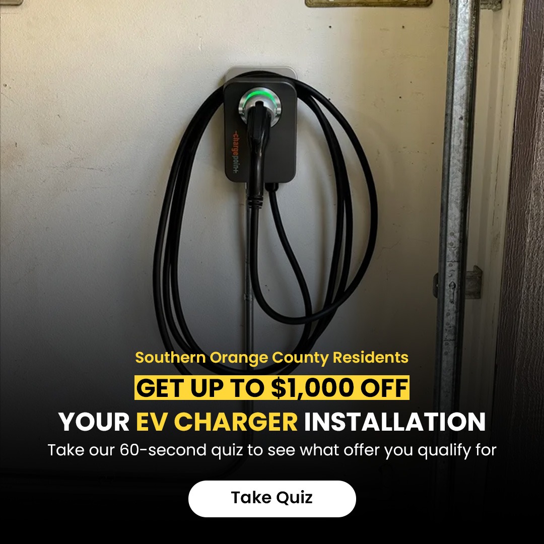All Thingz Electric Facebook ad: $1000 OFF EV Charger Installation