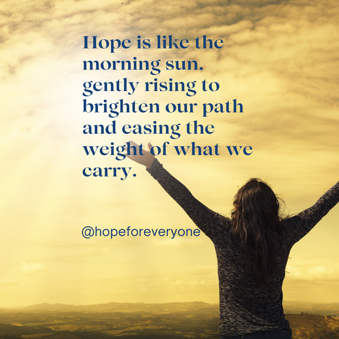 Hope for Everyone Facebook ad: Hope: The Light That Guides Us