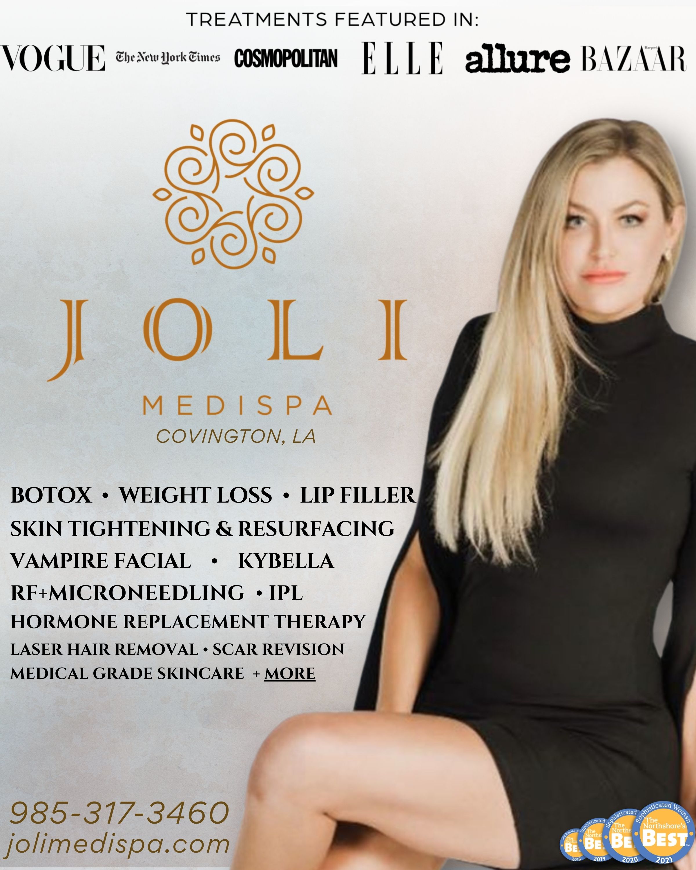 Joli Medispa Facebook ad: Louisiana's #1 MedSpa
