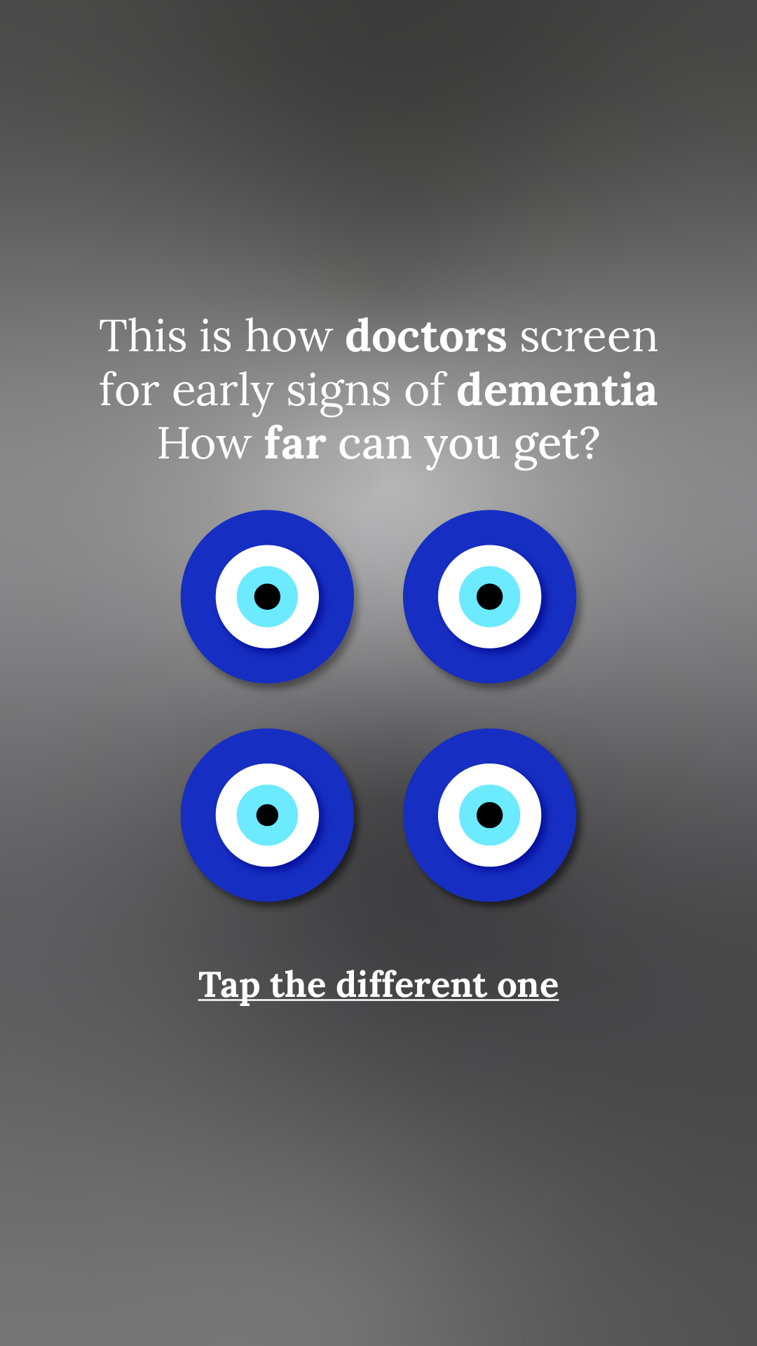 Brain Health Check Facebook ad