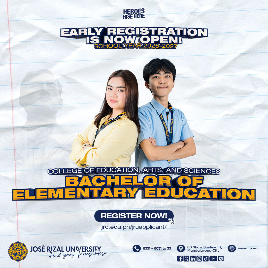 José Rizal University Facebook ad