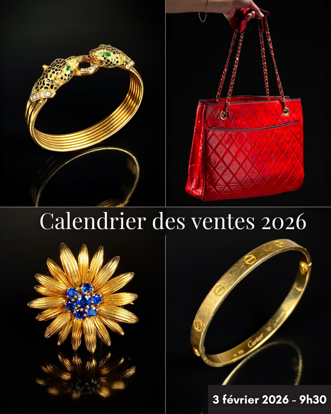 Marc Labarbe - Auction House Facebook ad: Calendrier des ventes 2026