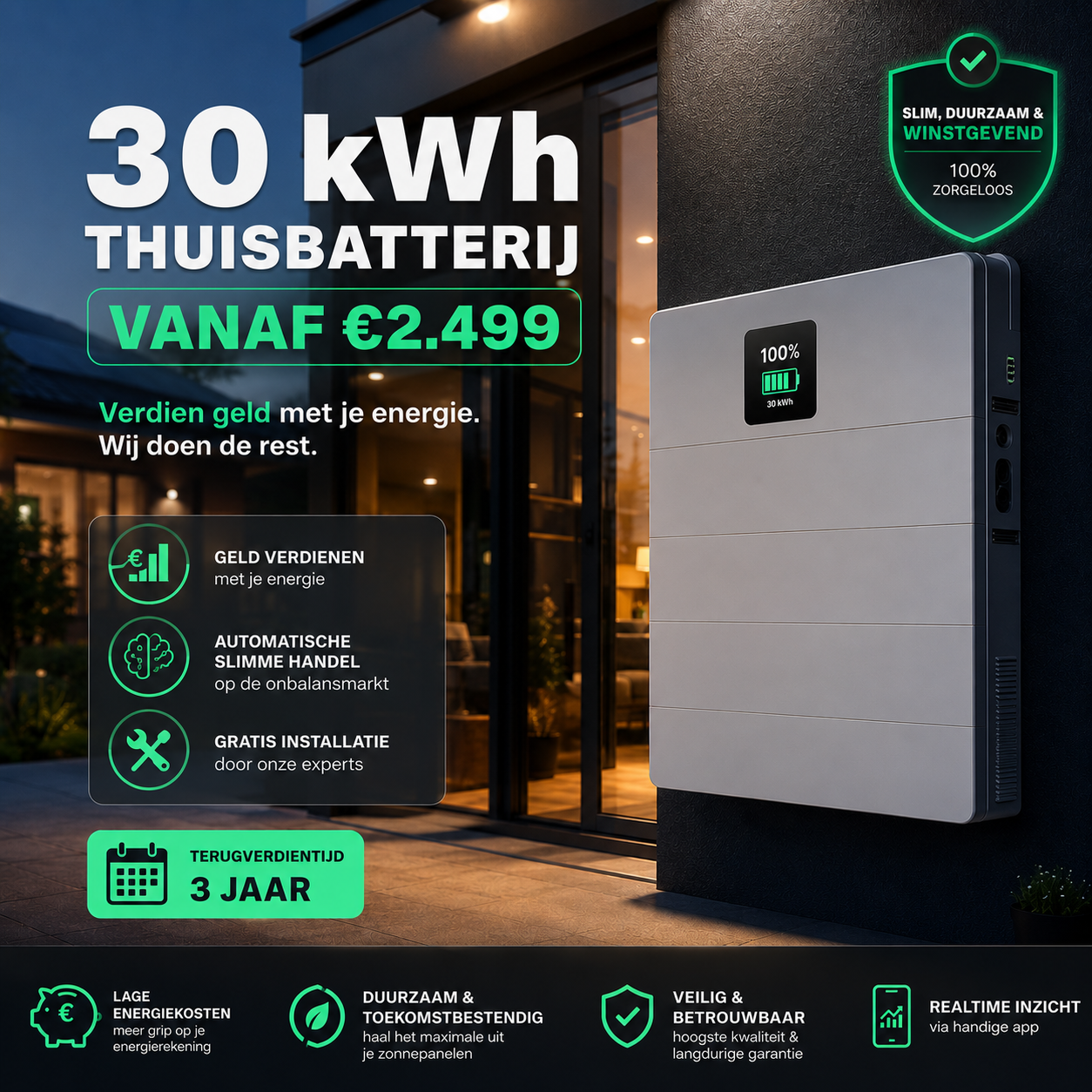 Thuisbatterij Deals Facebook ad