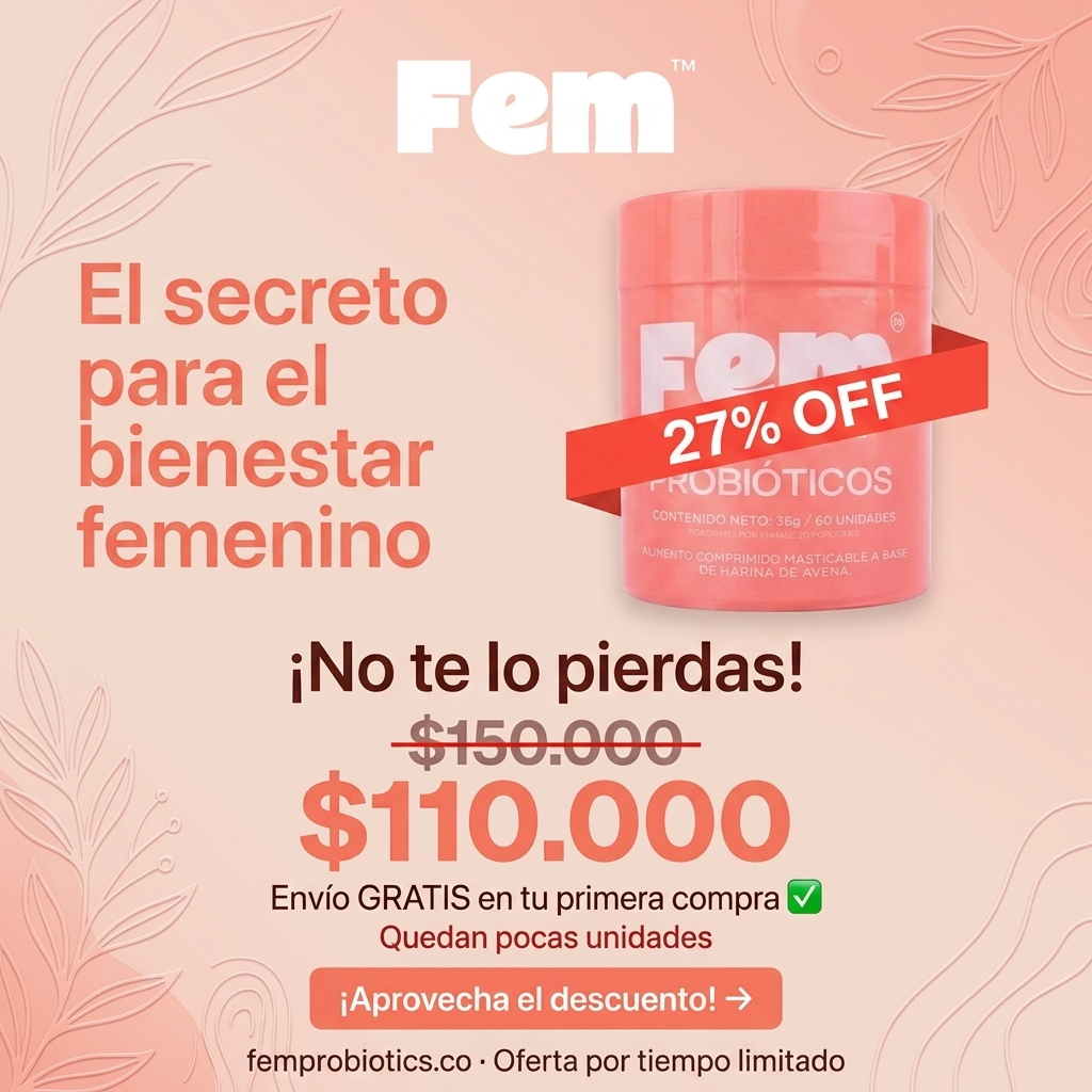 Fem Probiotics Facebook ad