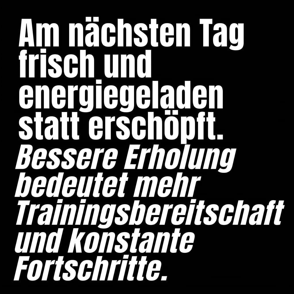 Apotheken Kompass Facebook ad: Warum du nach dem Training immer noch platt bist