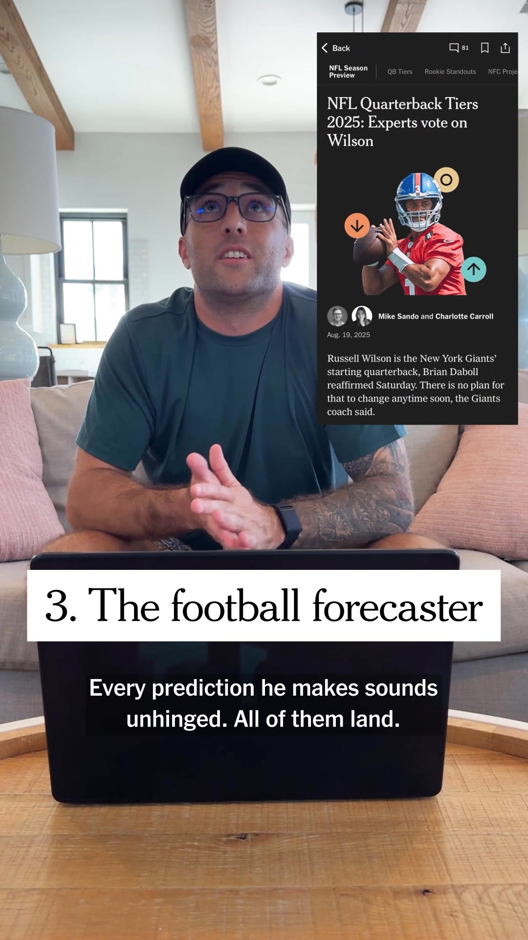 The New York Times Facebook ad from May 13, 2026