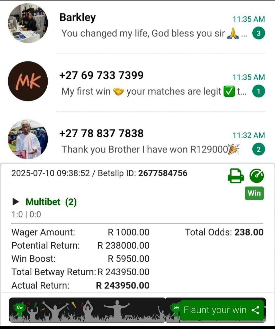 Super Scores Facebook ad: Best Bet RSA