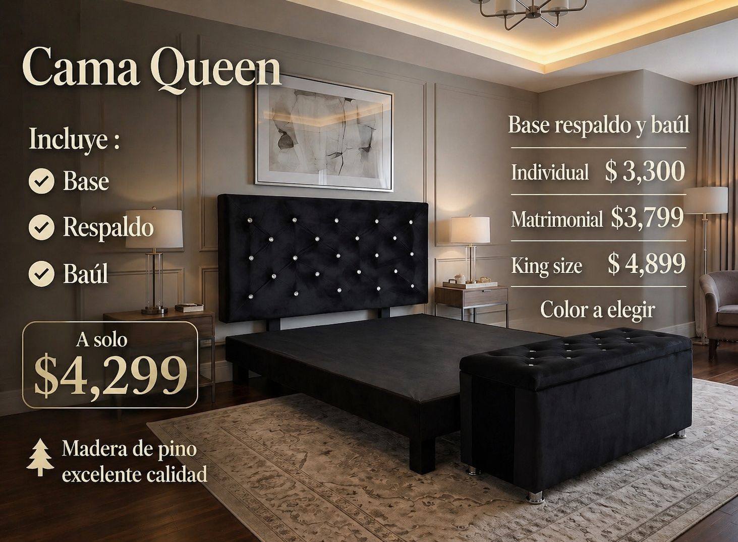 Muebleria DCC Facebook ad: EL COMBO PERFECTO PARA TU DESCANSO!