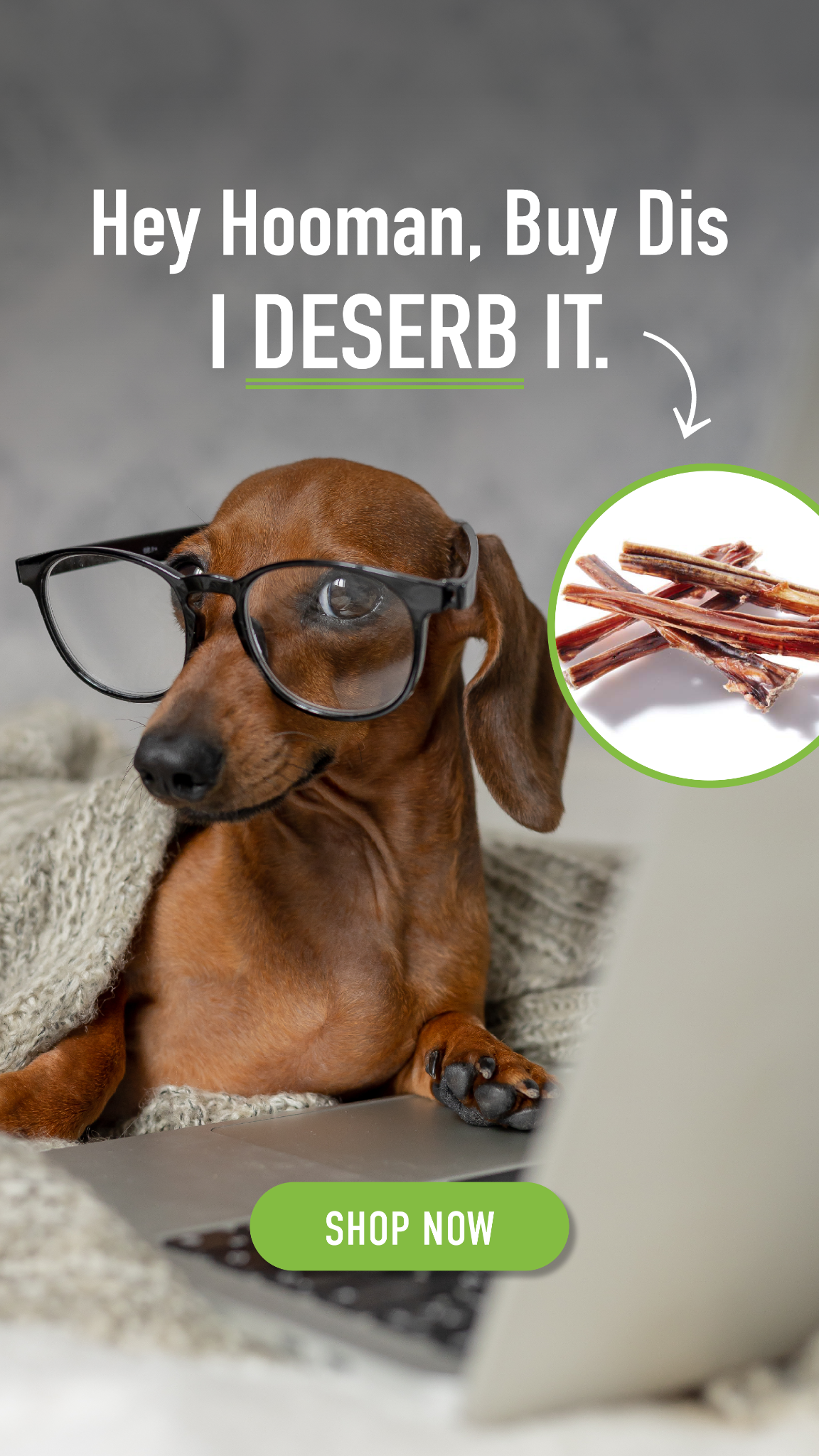 CLEAR Dog Treats Facebook ad