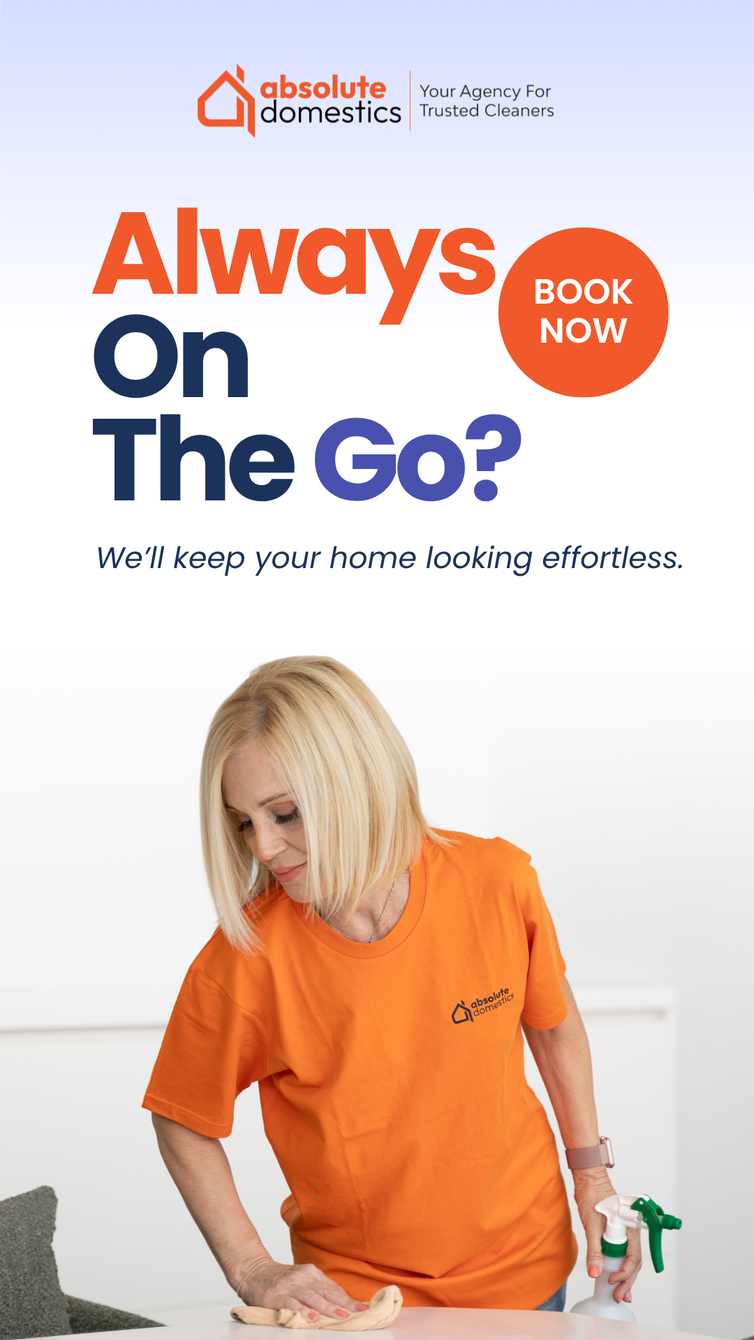 Absolute Domestics - House Cleaners Facebook ad