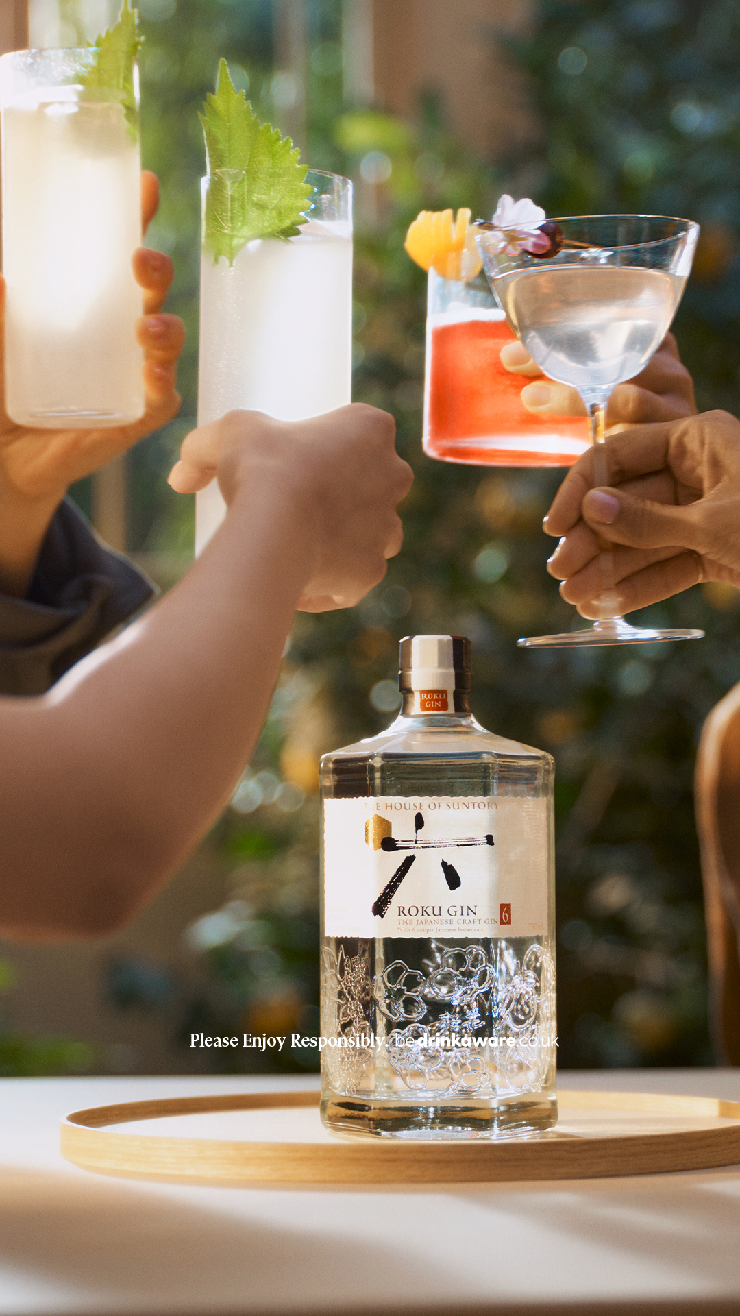 Suntory ROKU GIN Facebook ad from Feb 5, 2026