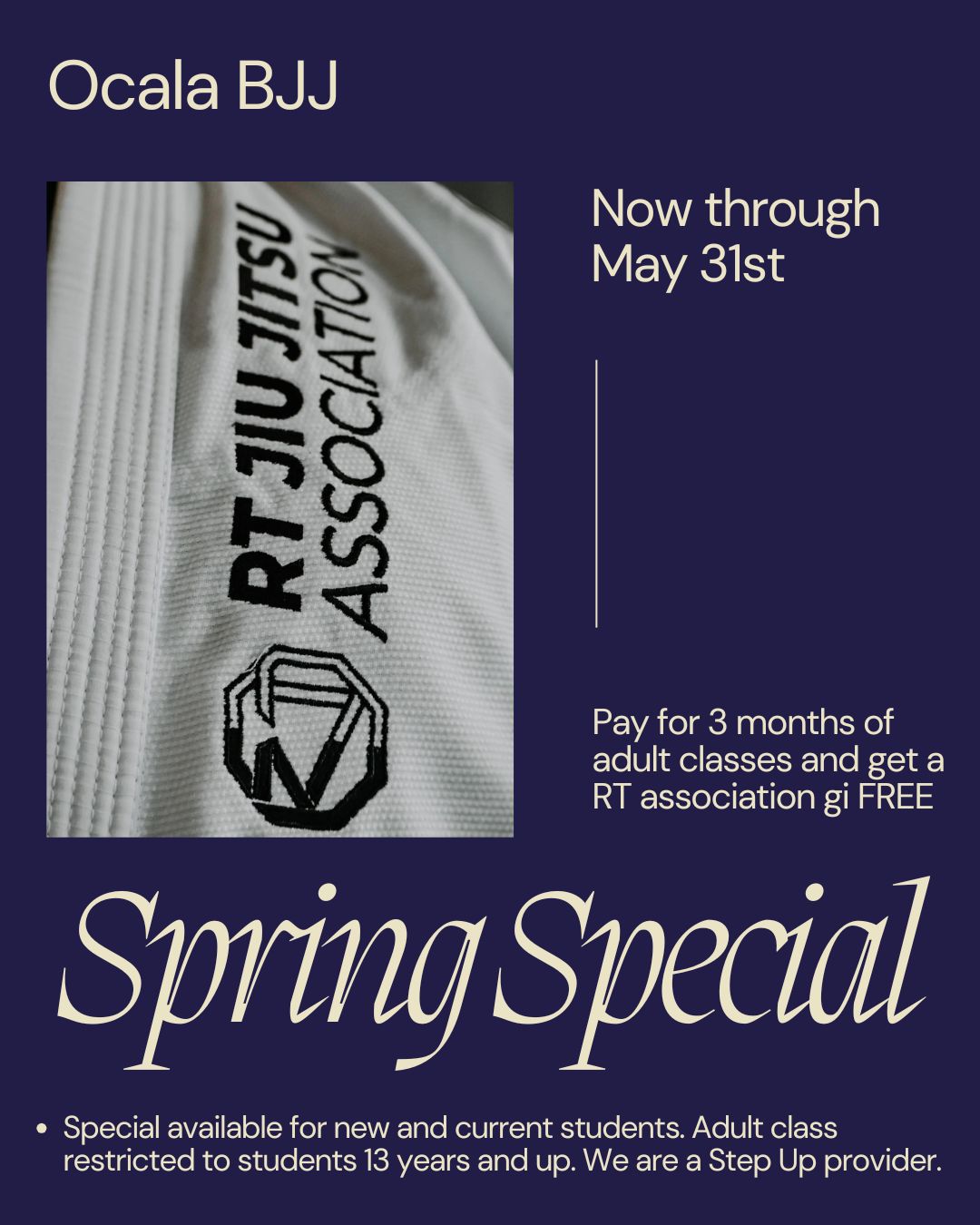 Ocala Brazilian Jiu Jitsu Academy Facebook ad