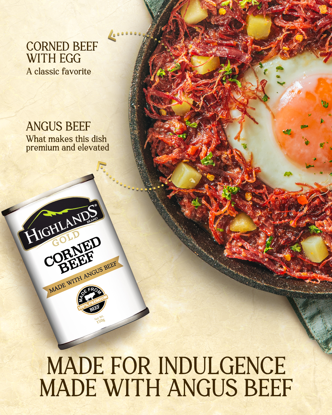 Highlands Gold Corned Beef Facebook ad