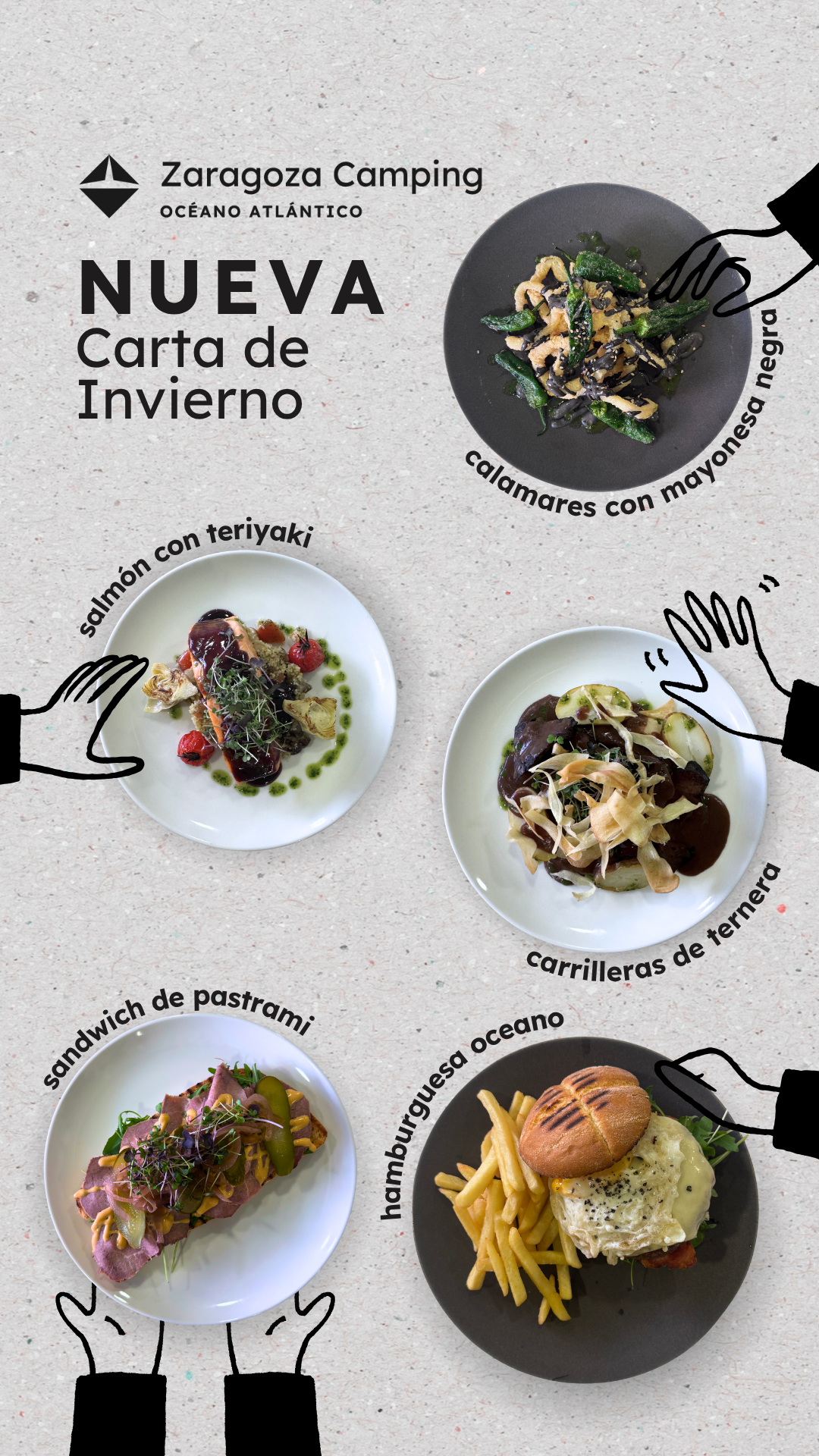 Zaragoza Camping Facebook ad from Nov 14, 2025