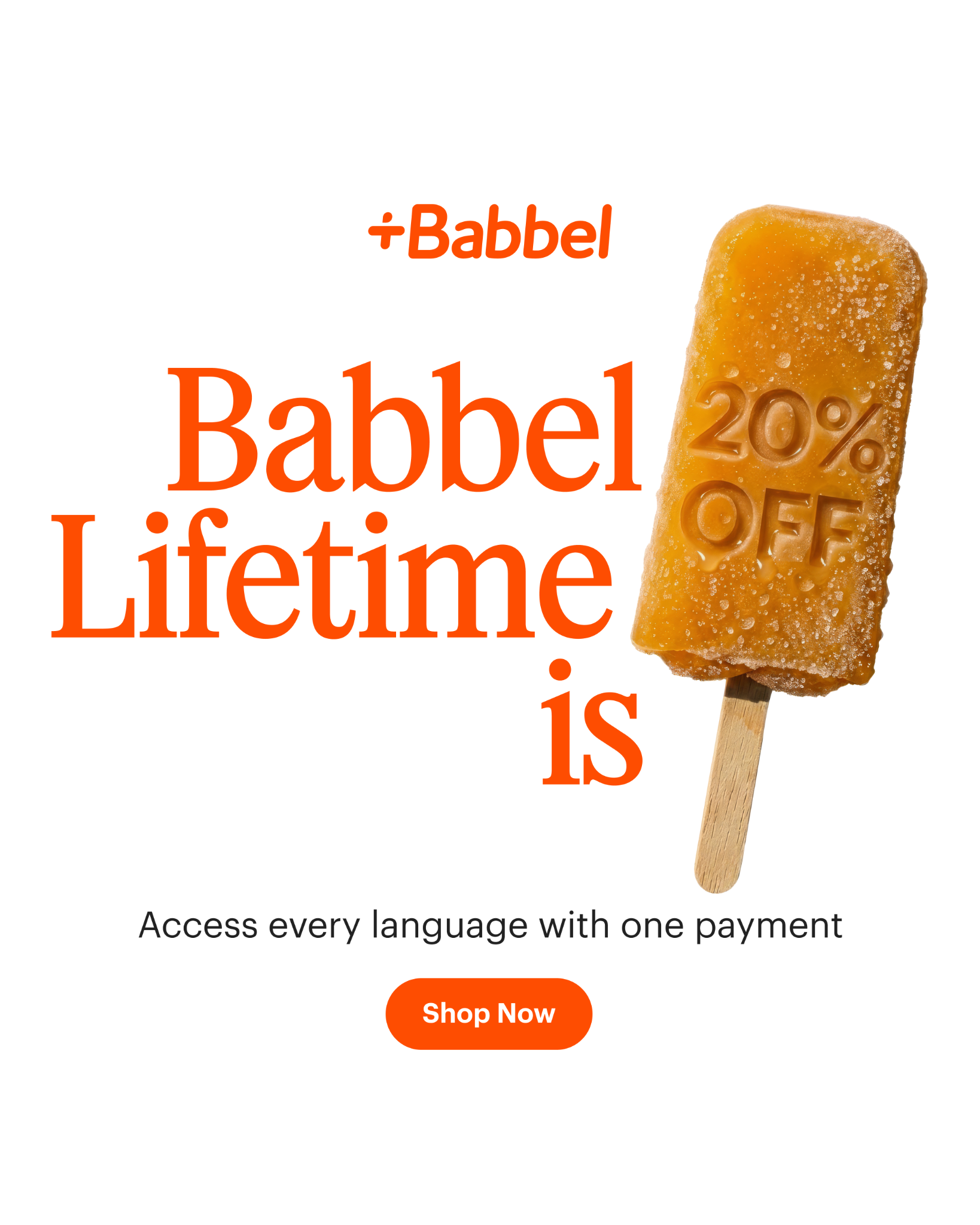 Babbel Facebook ad