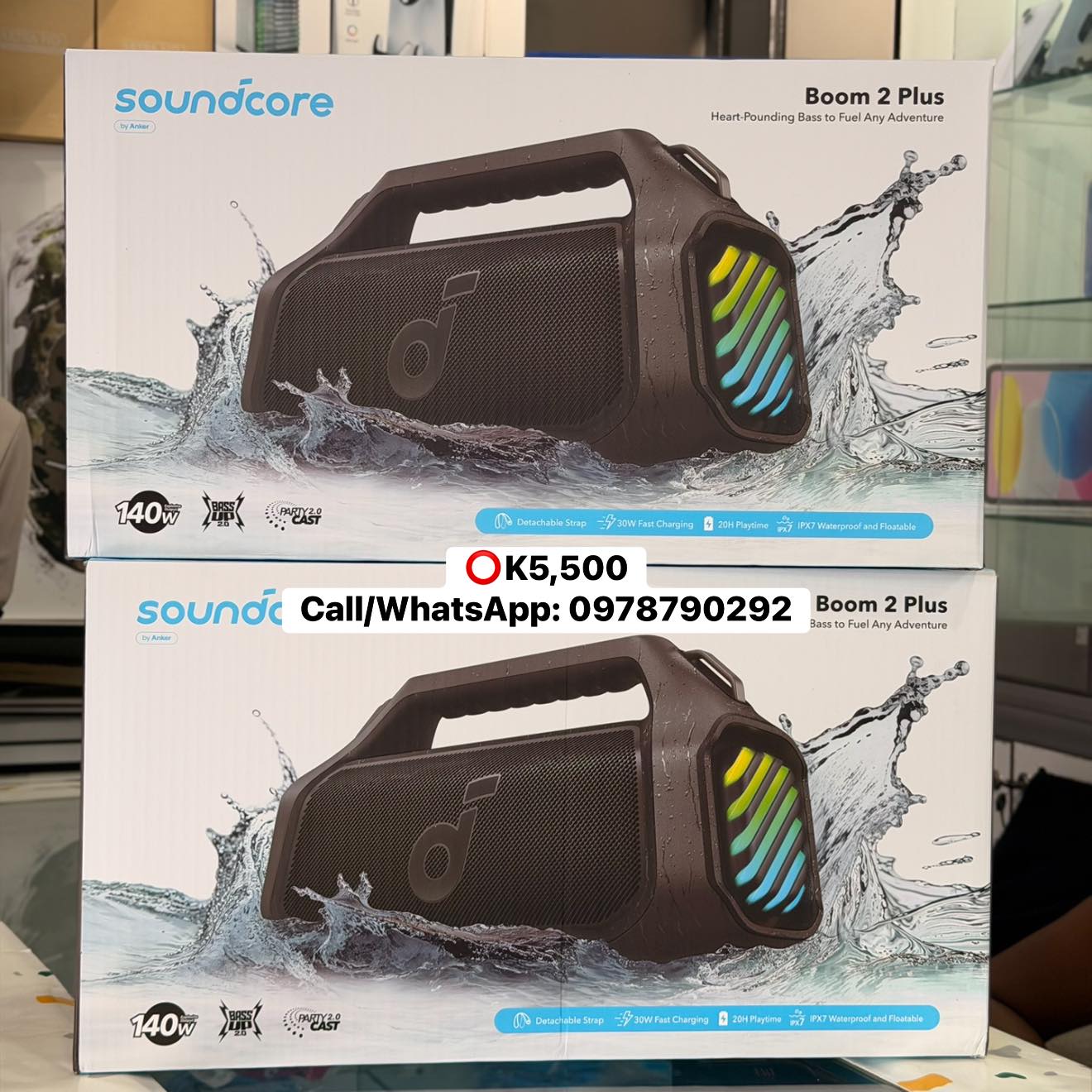 Denshi Tech Solutions Facebook ad: SOUNDCORE BY ANKER PREMIUM SPEAKERS AVAILABLE