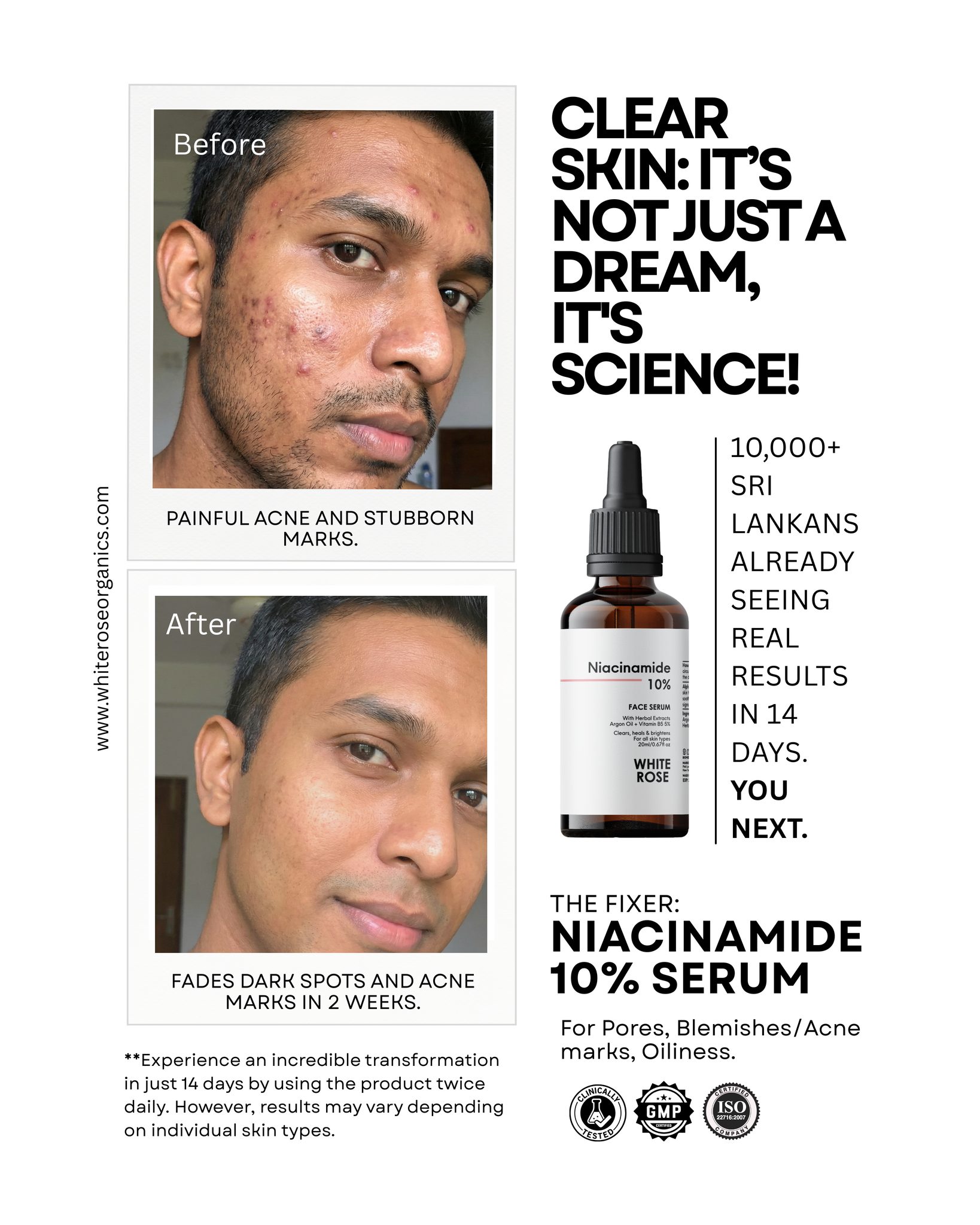 The Serum Studio Facebook ad: Job meeting, date, selfie…