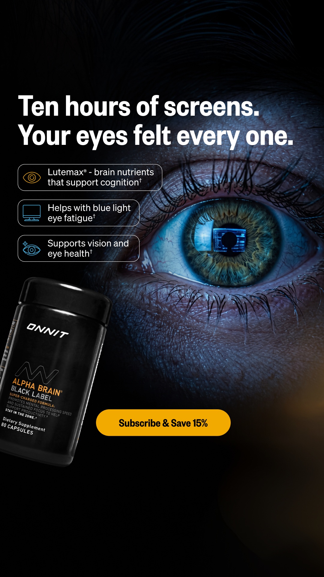 Onnit Facebook ad: Refine Your Flow State