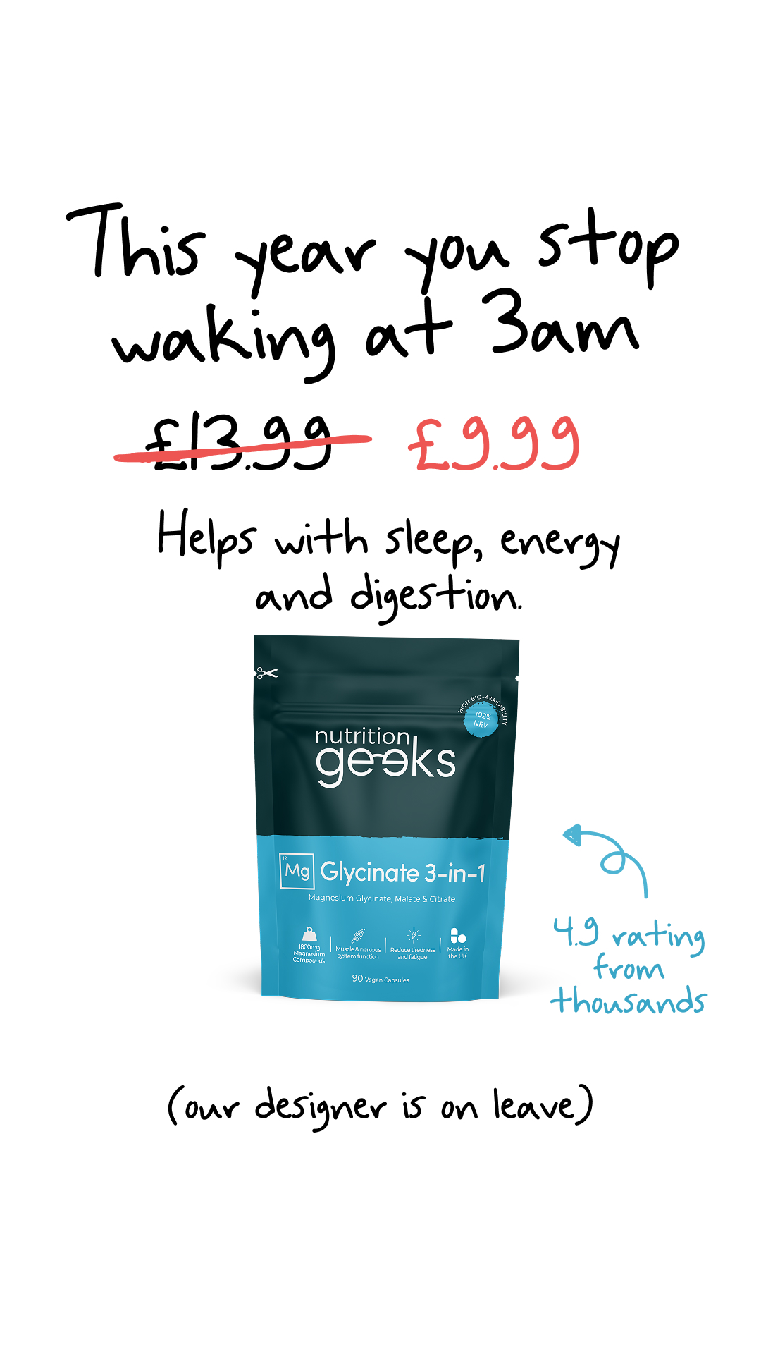 Nutrition Geeks Facebook ad