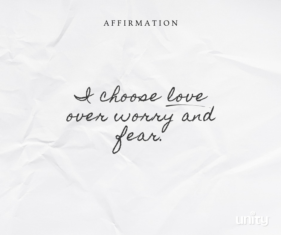 Unity Facebook ad: An affirmation for the week ahead.