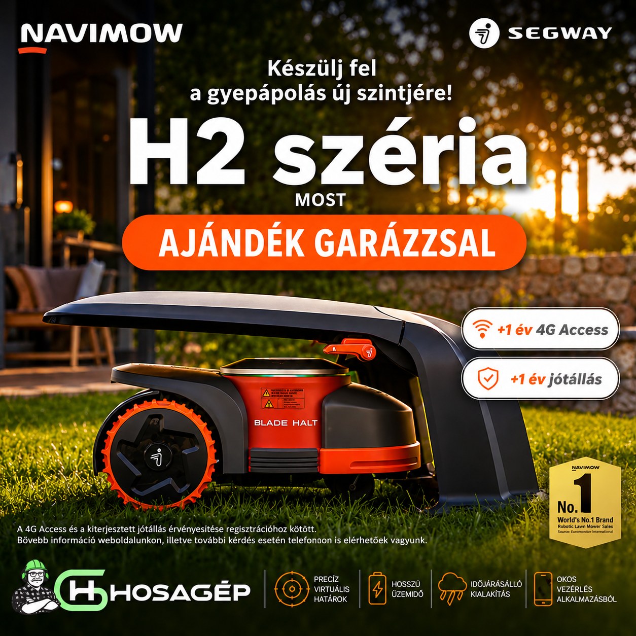 Hosagép Kertigép és Szerszám Szaküzlet, Szerviz Facebook ad: Most még többet kap a Segway Navimow H2…