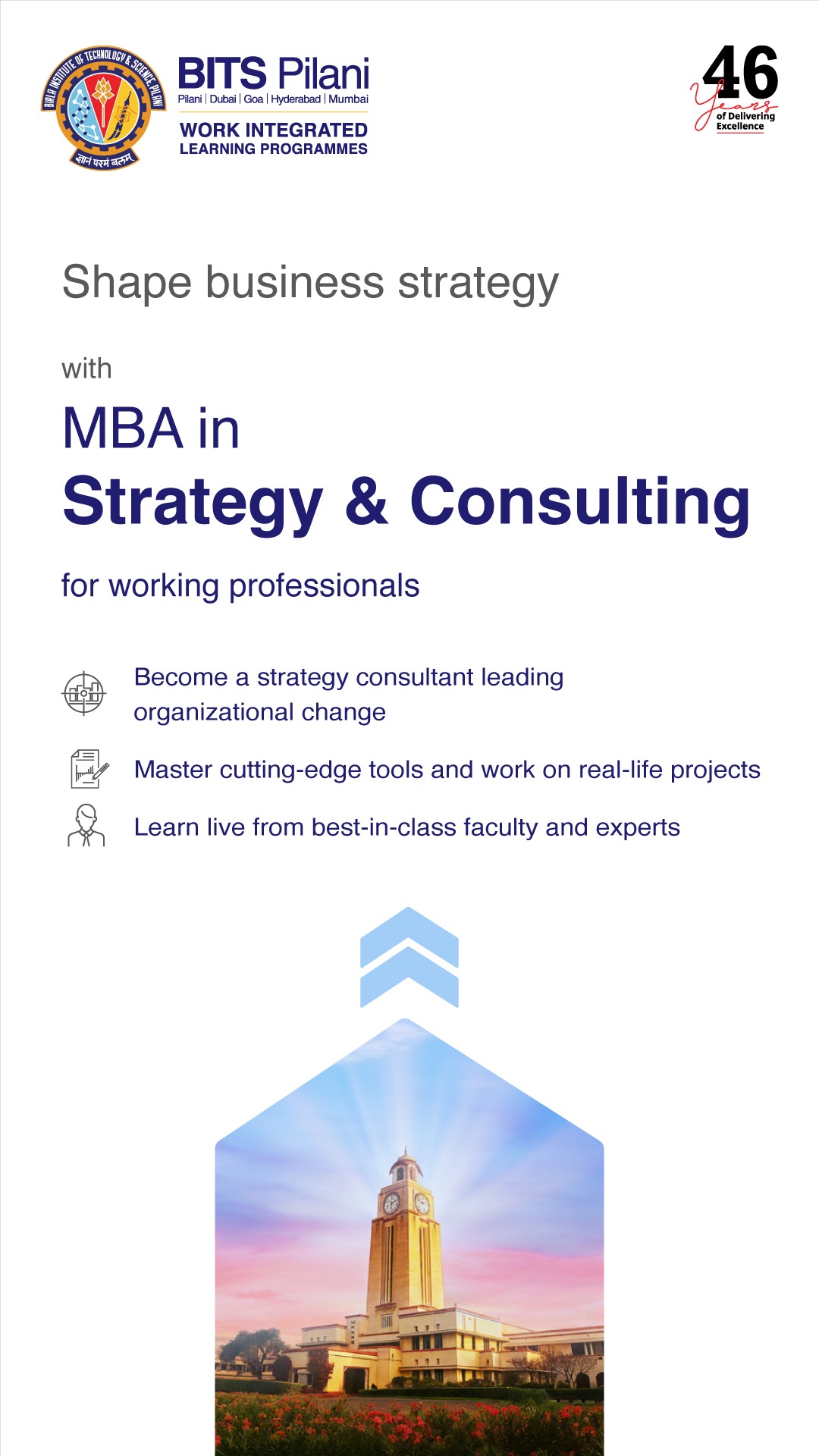 BITS Pilani Work Integrated Learning Programmes Facebook ad