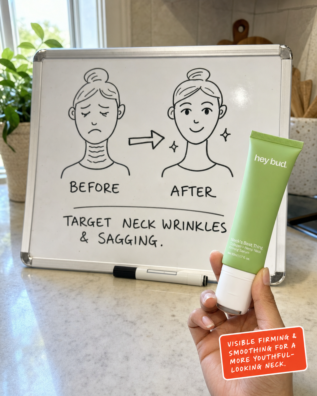Hey Bud Skincare Facebook ad