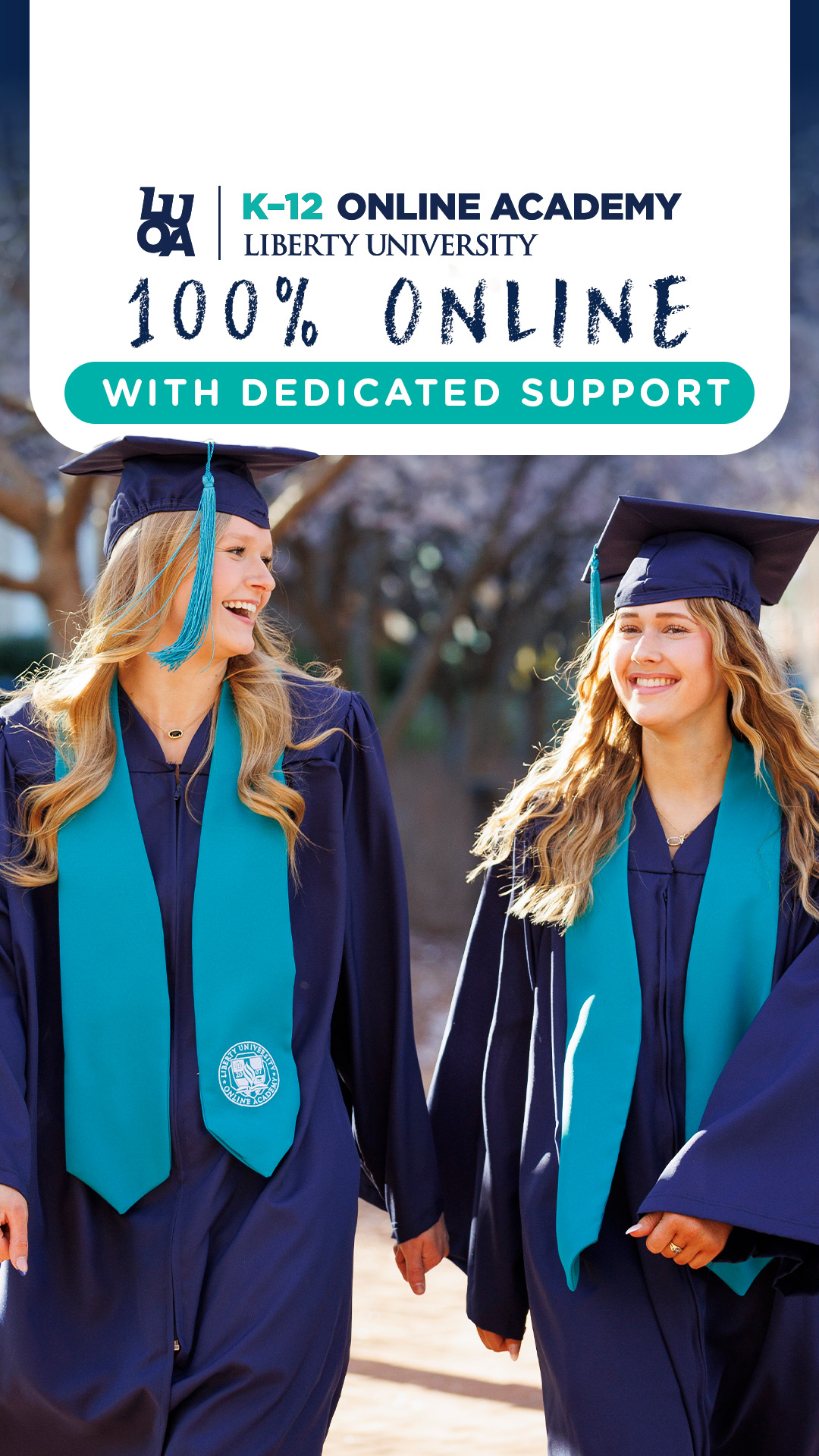 Liberty University Online Academy K-12 Facebook ad