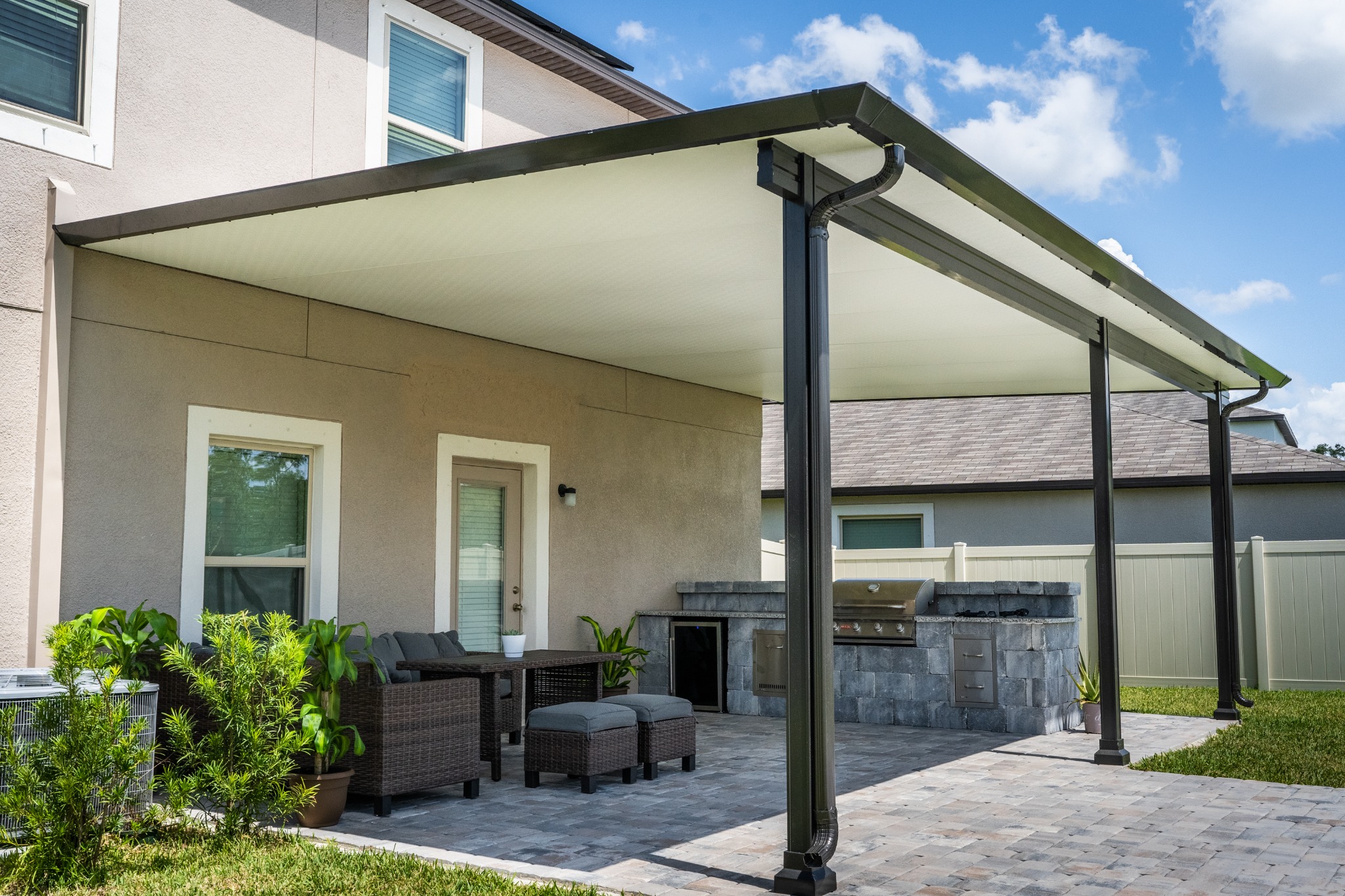 Renaissance USA Facebook ad: These Patio Covers Create a Sheltered Space Without Months…