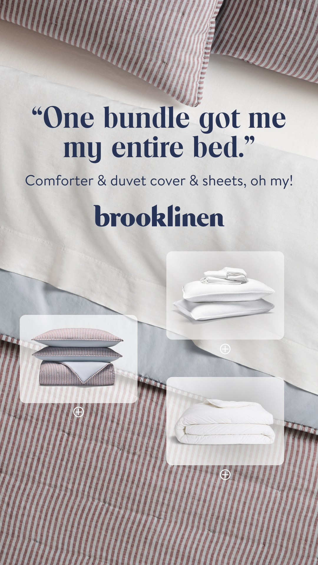 Brooklinen Facebook ad