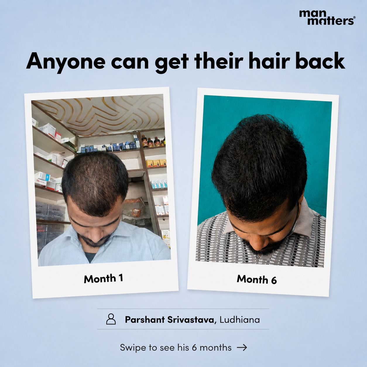manmattershairwarriors Facebook ad