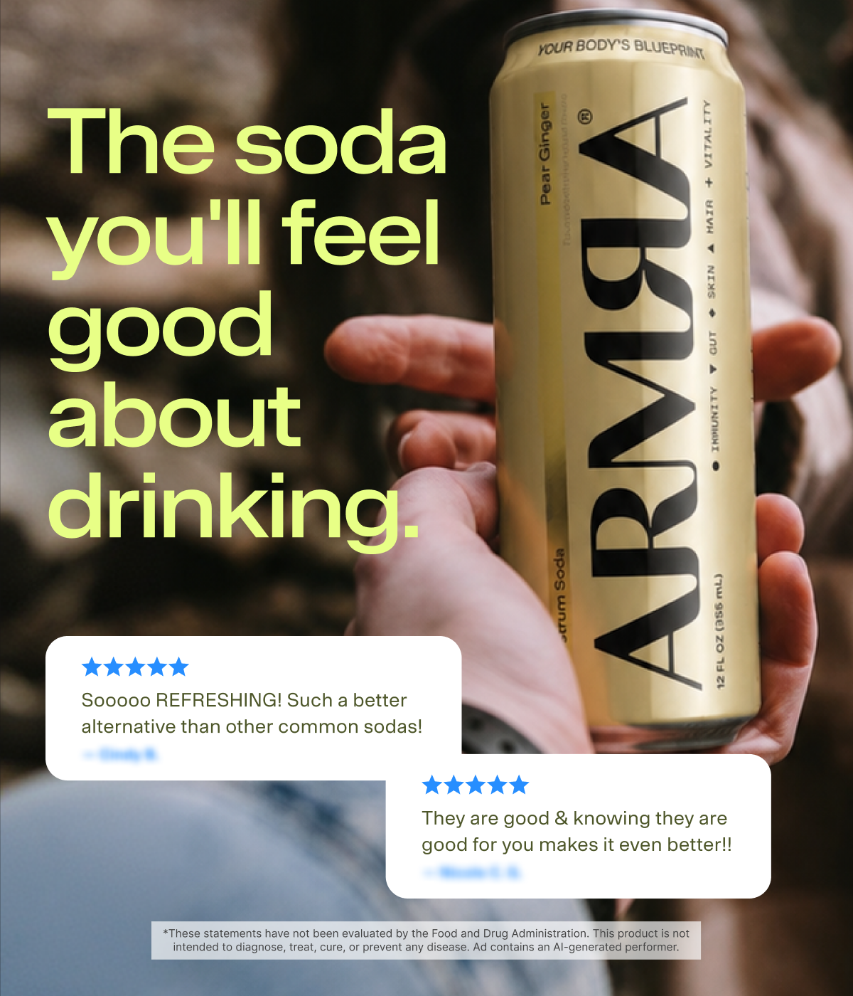ARMRA Facebook ad